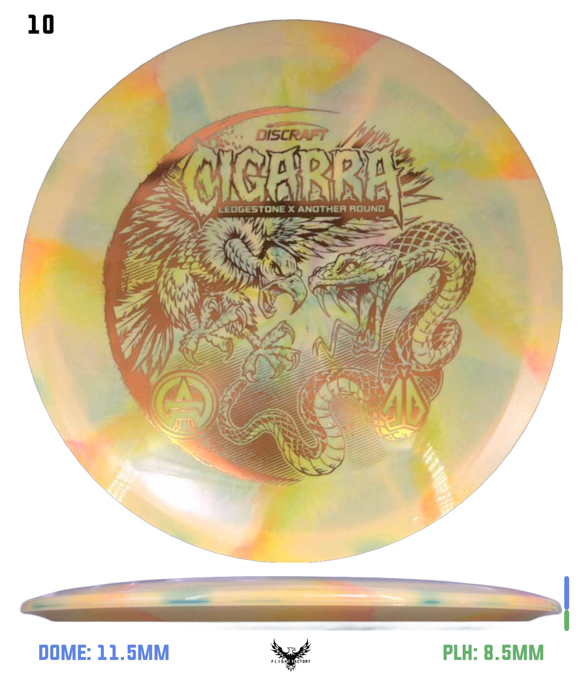 Discraft Barela x Turner ESP Swirl “BFF” Cigarra - Worlds 2026