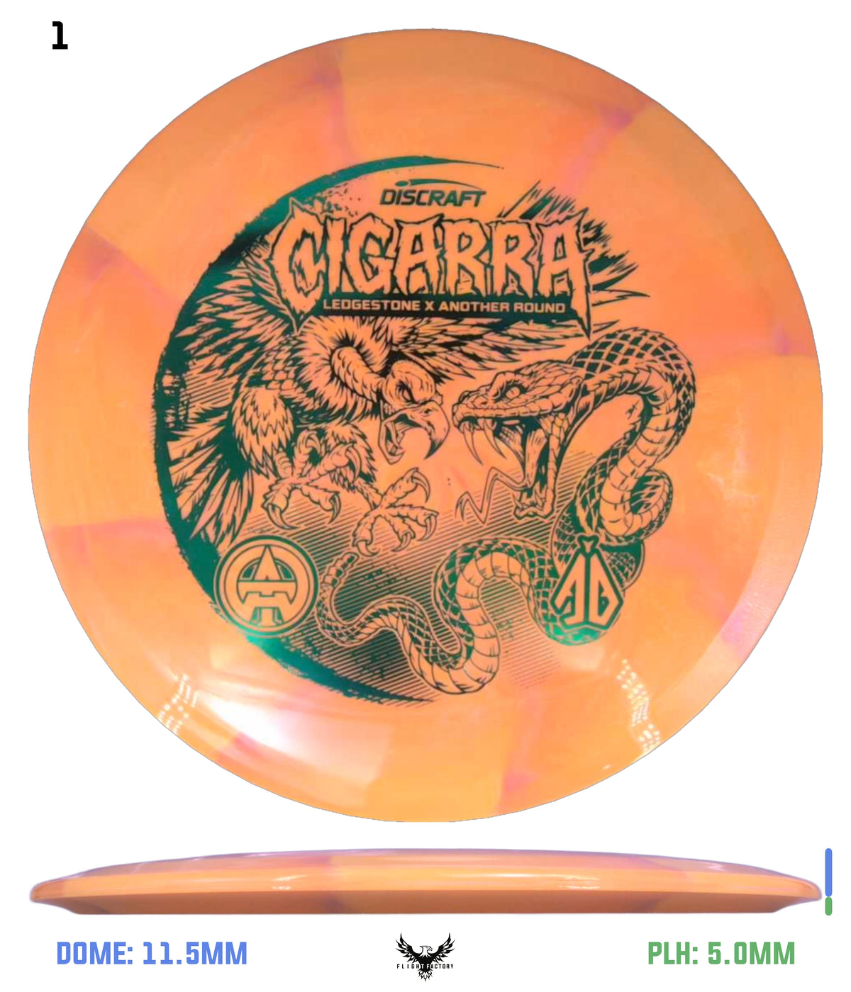 Discraft Barela x Turner ESP Swirl “BFF” Cigarra - Worlds 2026