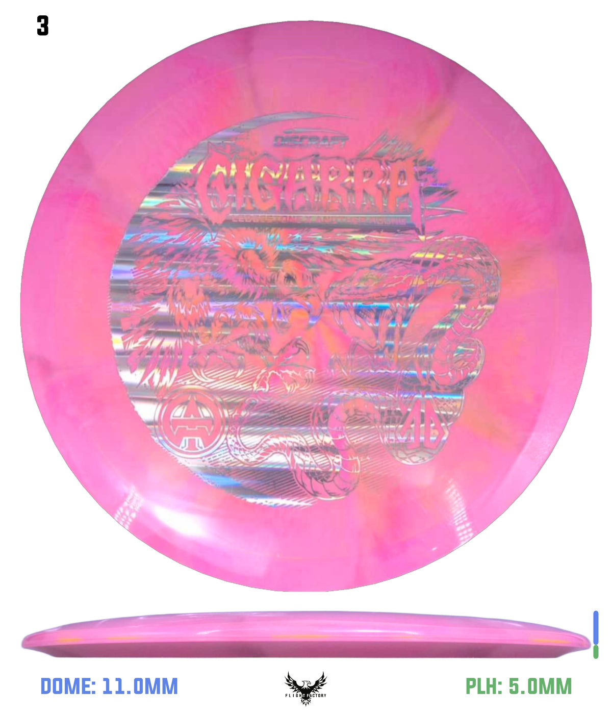 Discraft Barela x Turner ESP Swirl “BFF” Cigarra - Worlds 2026