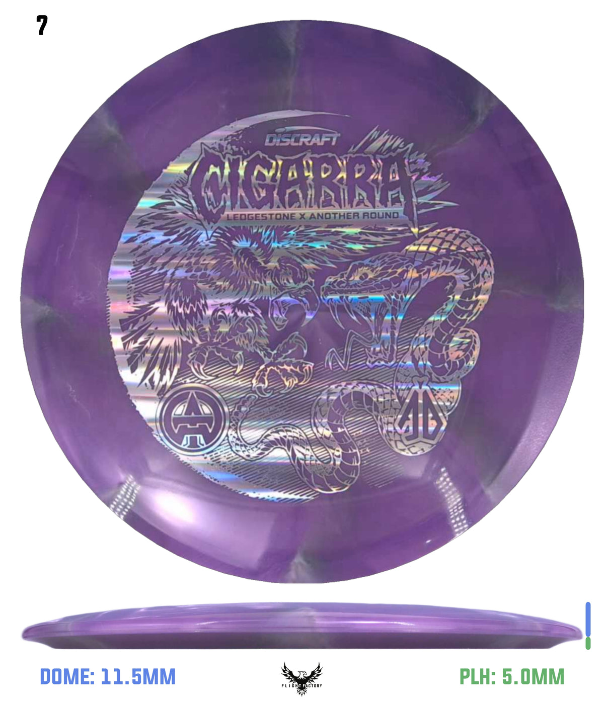 Discraft Barela x Turner ESP Swirl “BFF” Cigarra - Worlds 2026