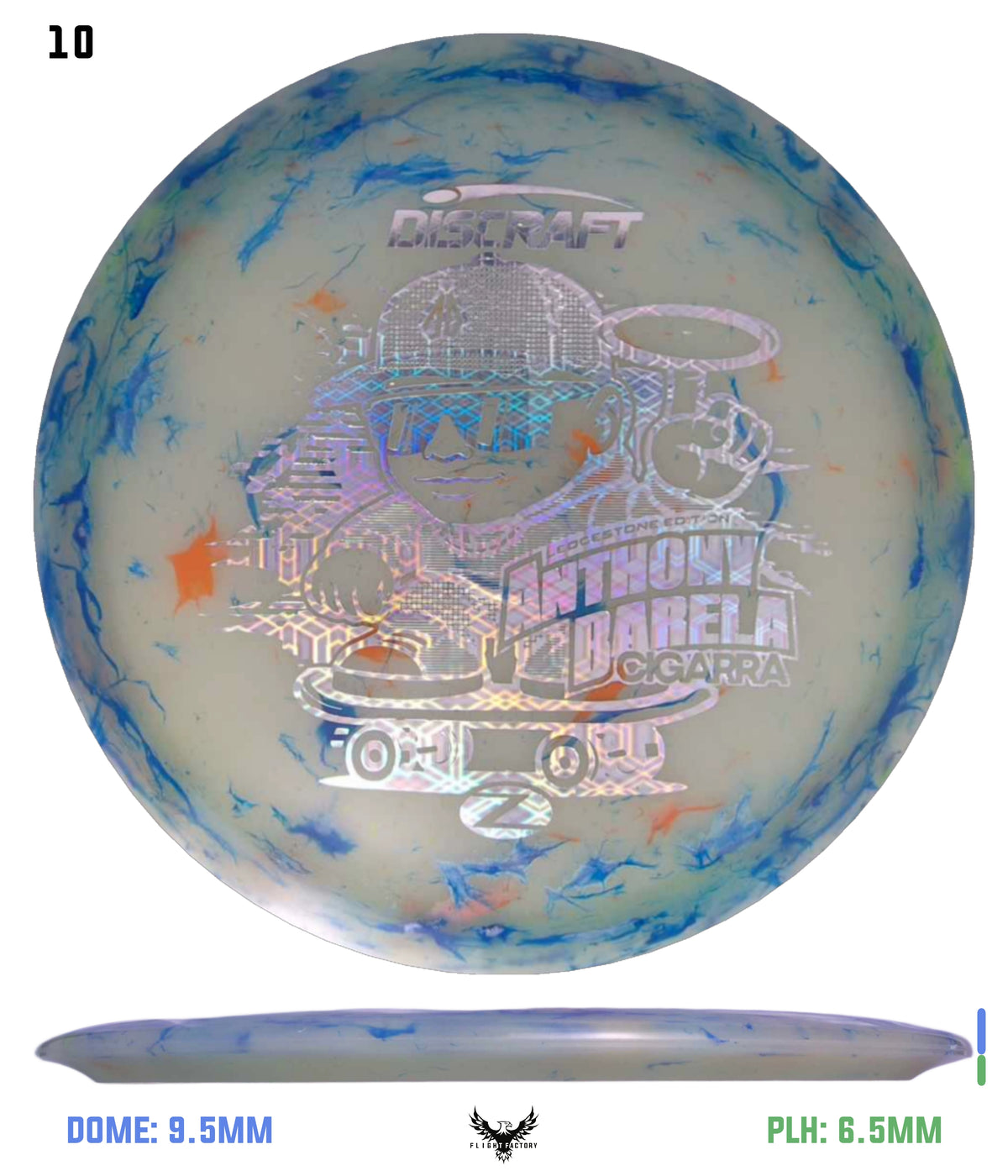 Discraft Anthony Barela Jawbreaker Z Glo Cigarra - Ledgestone 2025 Finale