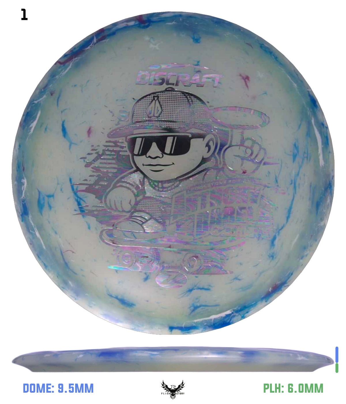 Discraft Anthony Barela Jawbreaker Z Glo Cigarra - Ledgestone 2025 Finale