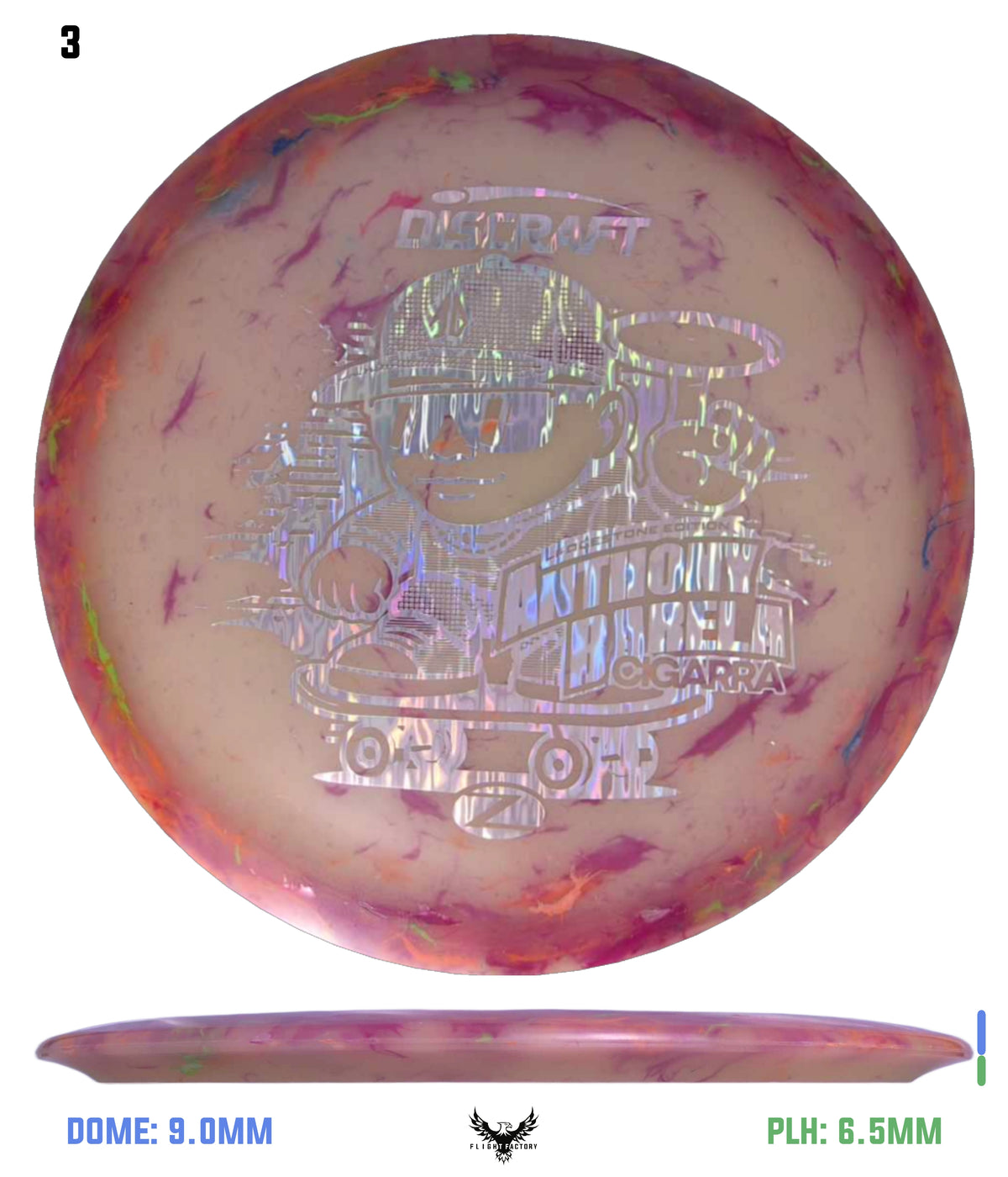 Discraft Anthony Barela Jawbreaker Z Glo Cigarra - Ledgestone 2025 Finale