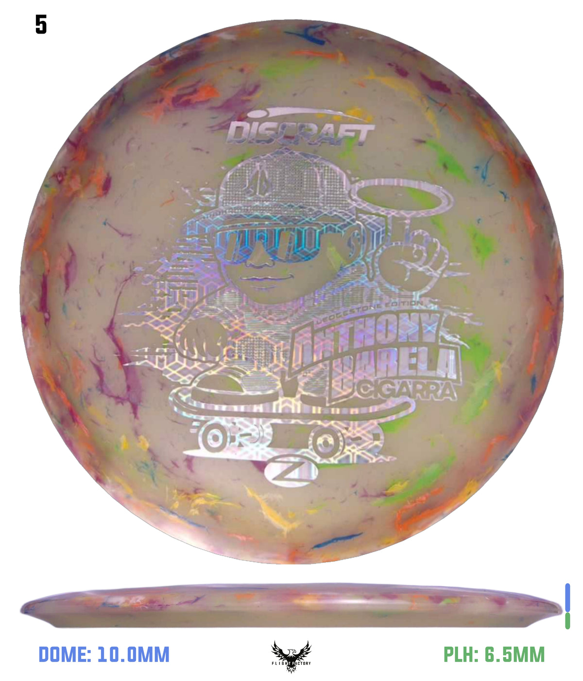 Discraft Anthony Barela Jawbreaker Z Glo Cigarra - Ledgestone 2025 Finale