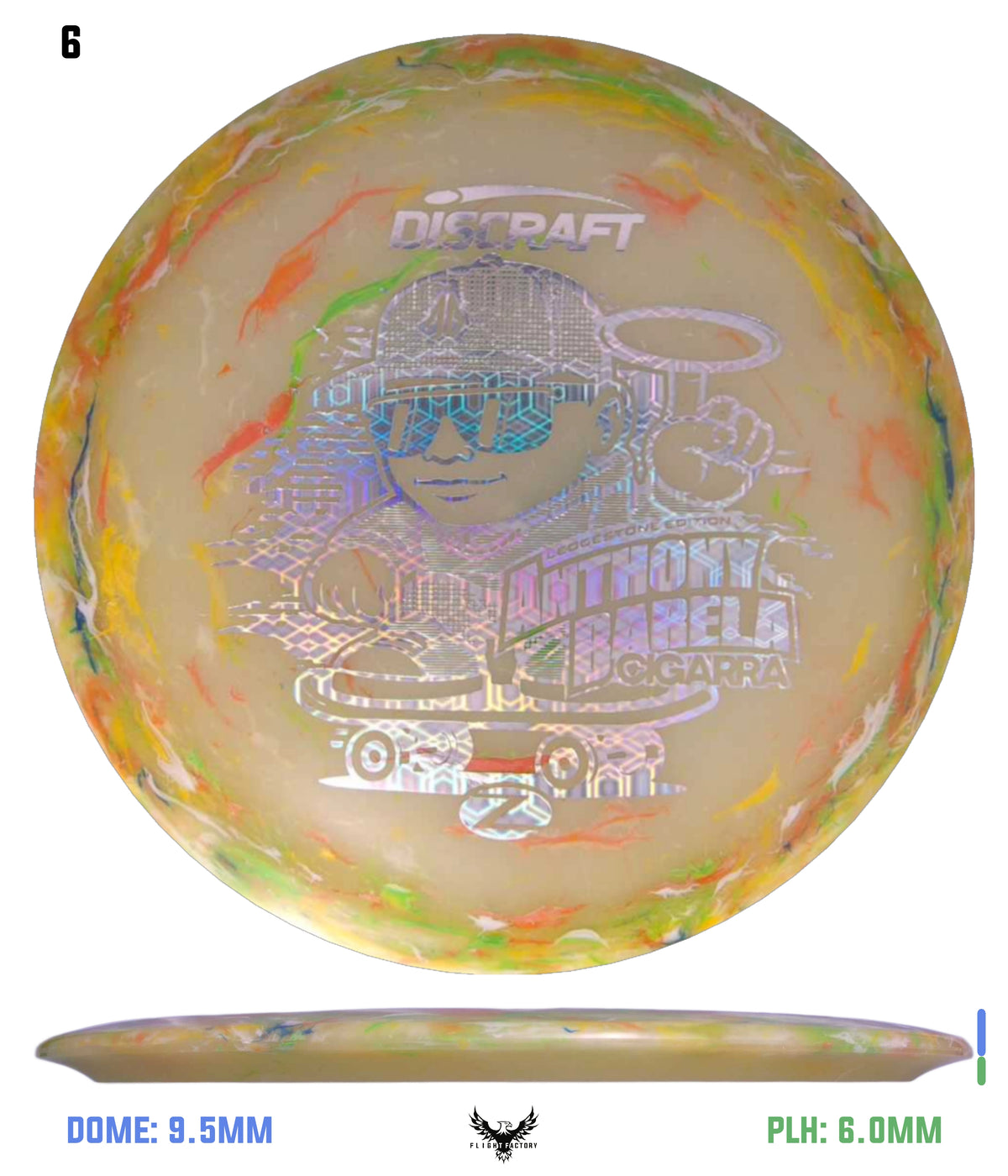 Discraft Anthony Barela Jawbreaker Z Glo Cigarra - Ledgestone 2025 Finale