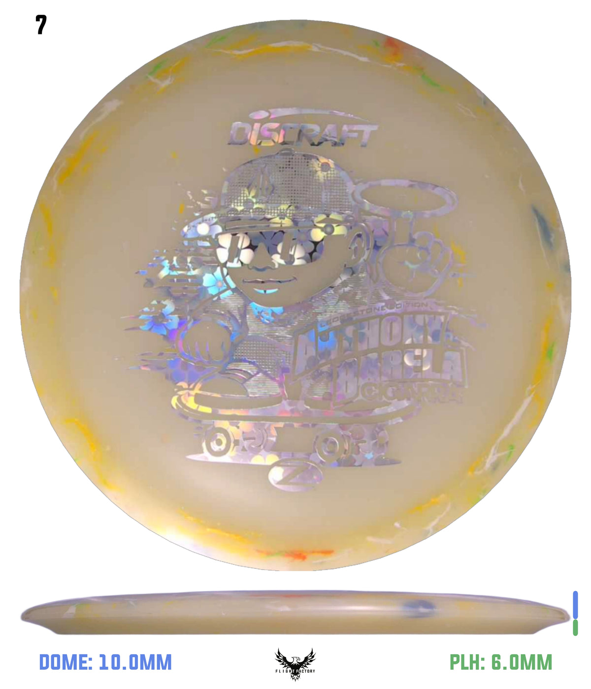 Discraft Anthony Barela Jawbreaker Z Glo Cigarra - Ledgestone 2025 Finale