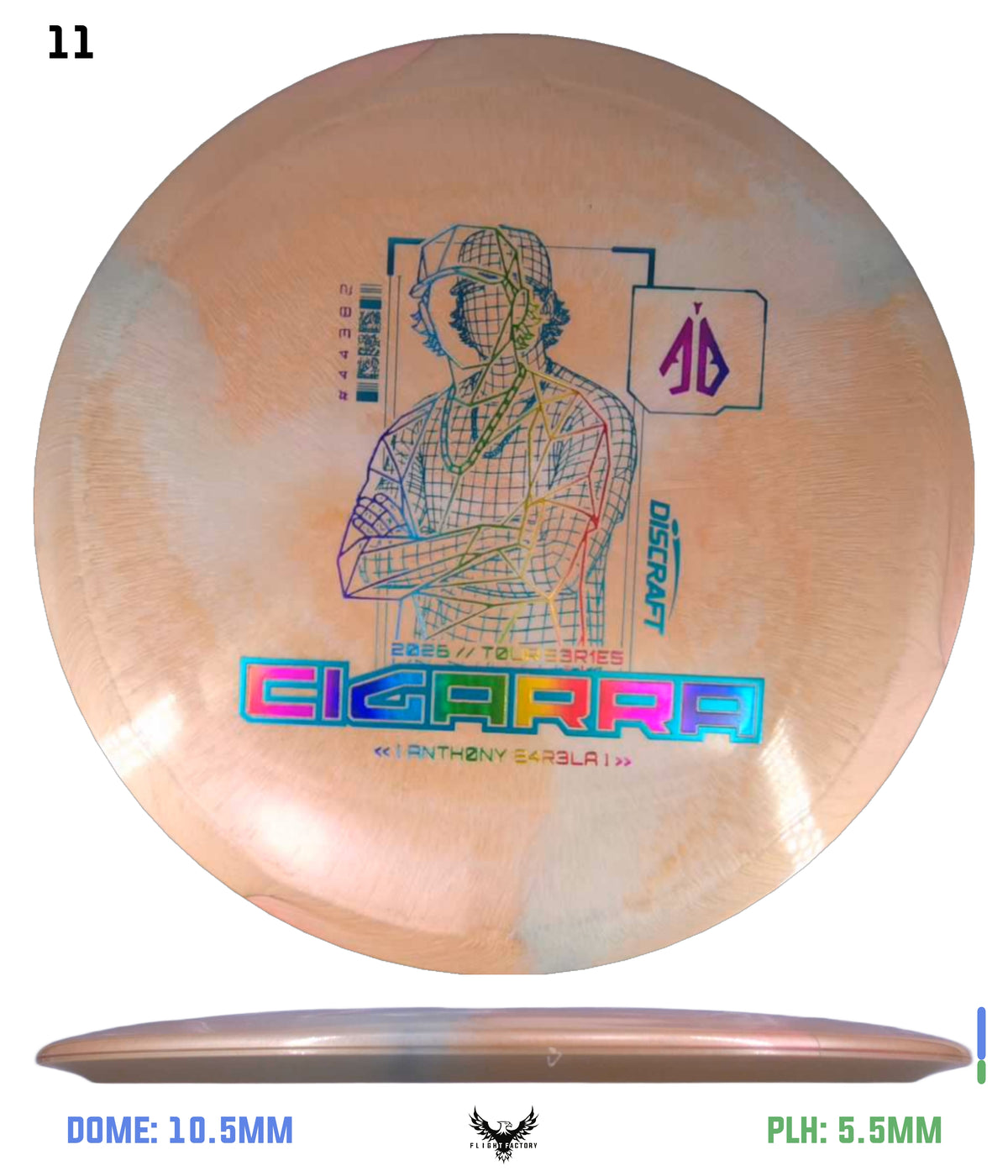 Discraft 2026 Tour Series V2 Cigarra - Anthony Barela