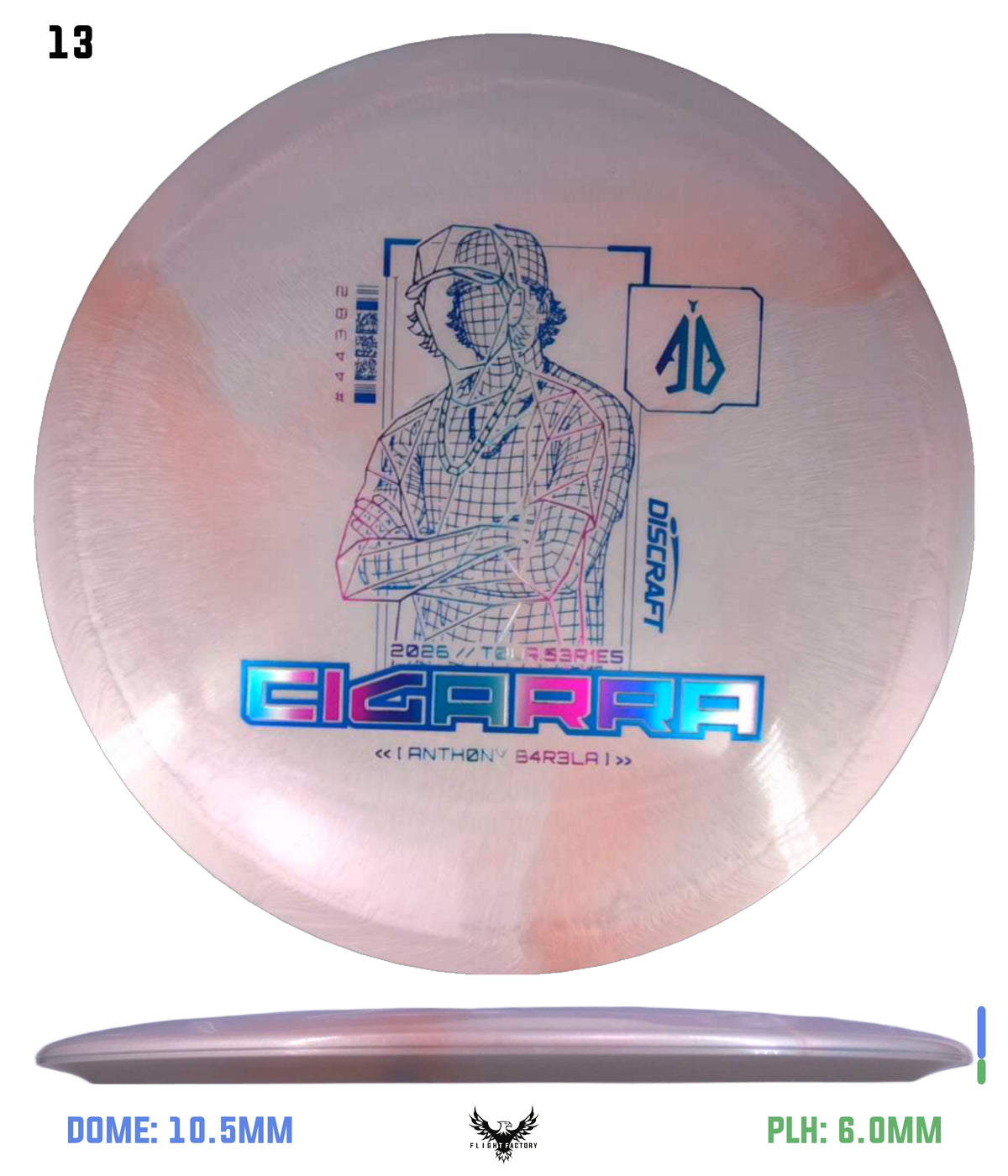 Discraft 2026 Tour Series V2 Cigarra - Anthony Barela