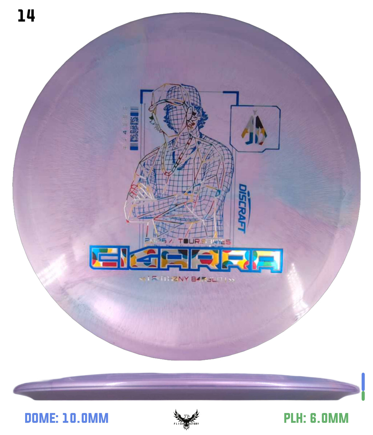 Discraft 2026 Tour Series V2 Cigarra - Anthony Barela