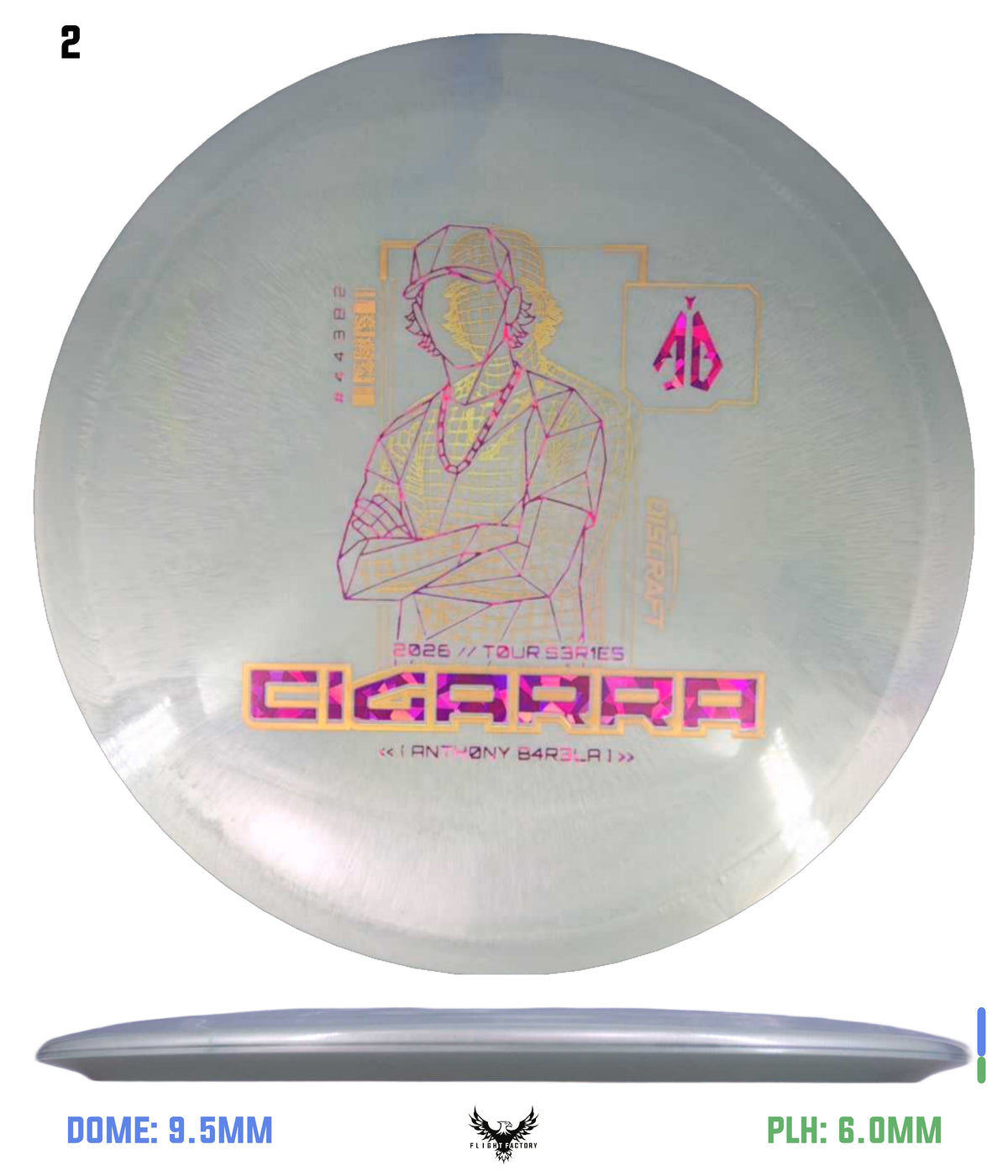 Discraft 2026 Tour Series V2 Cigarra - Anthony Barela
