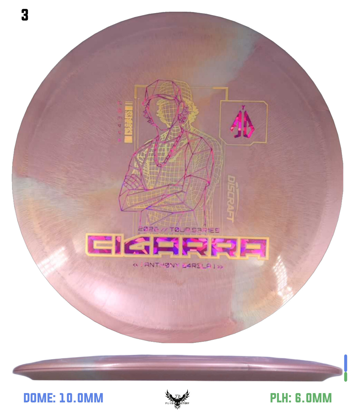 Discraft 2026 Tour Series V2 Cigarra - Anthony Barela