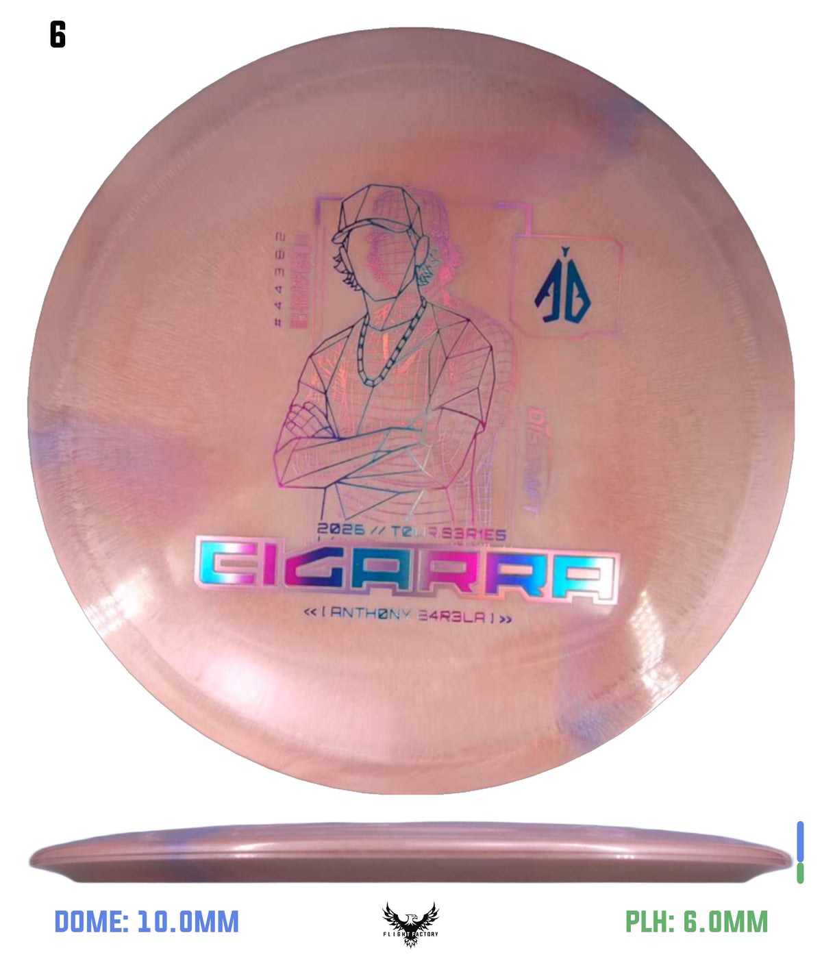 Discraft 2026 Tour Series V2 Cigarra - Anthony Barela