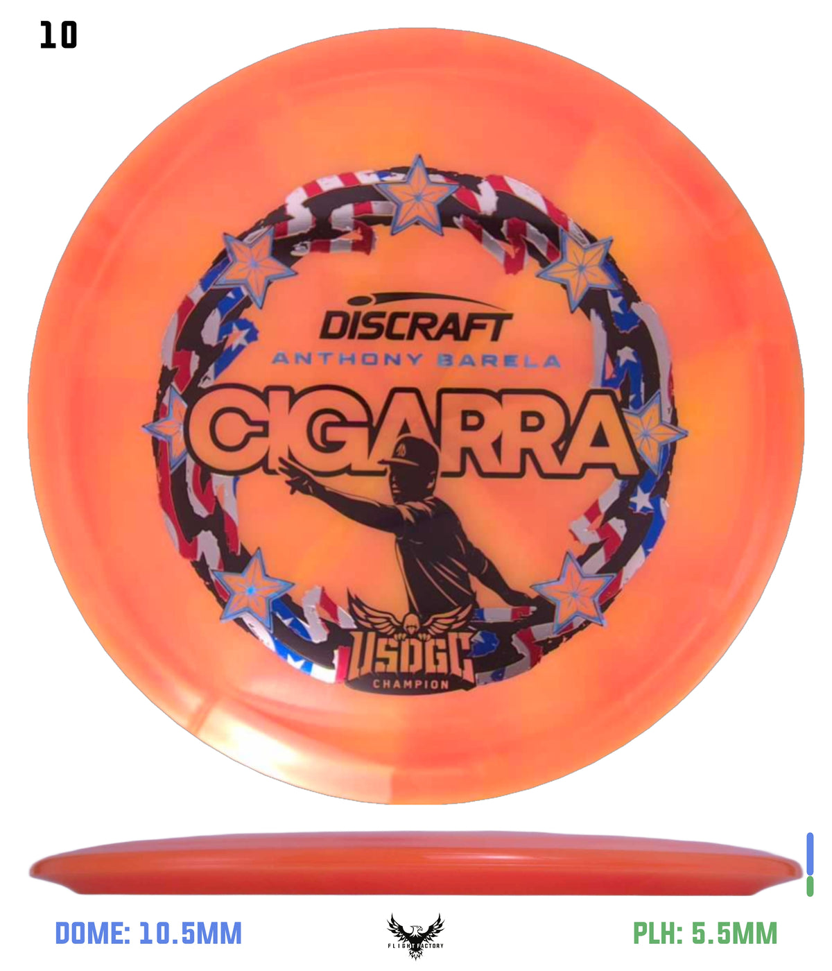 Discraft Anthony Barela Z Swirl Cigarra - 2025 USDGC Champion