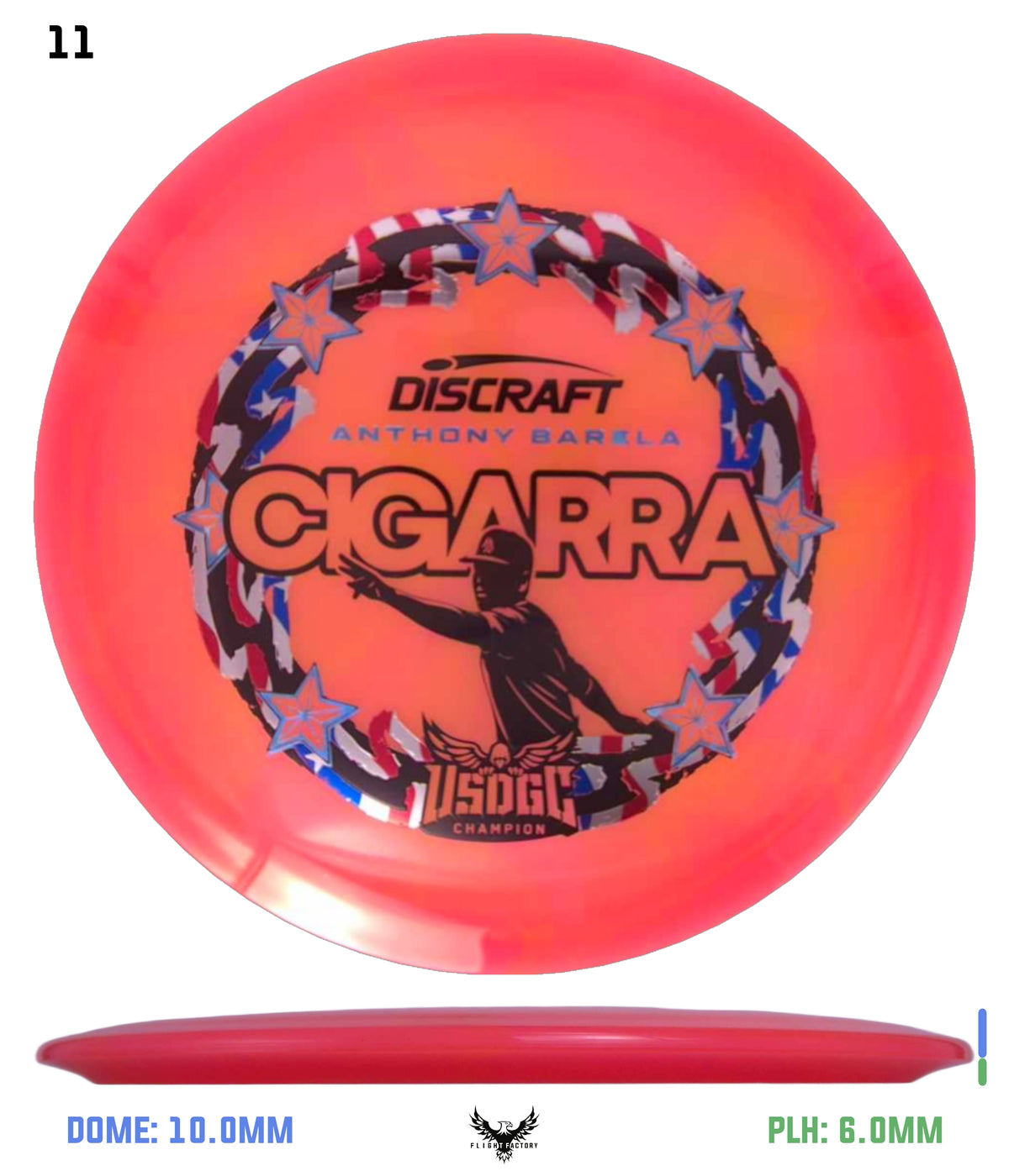 Discraft Anthony Barela Z Swirl Cigarra - 2025 USDGC Champion