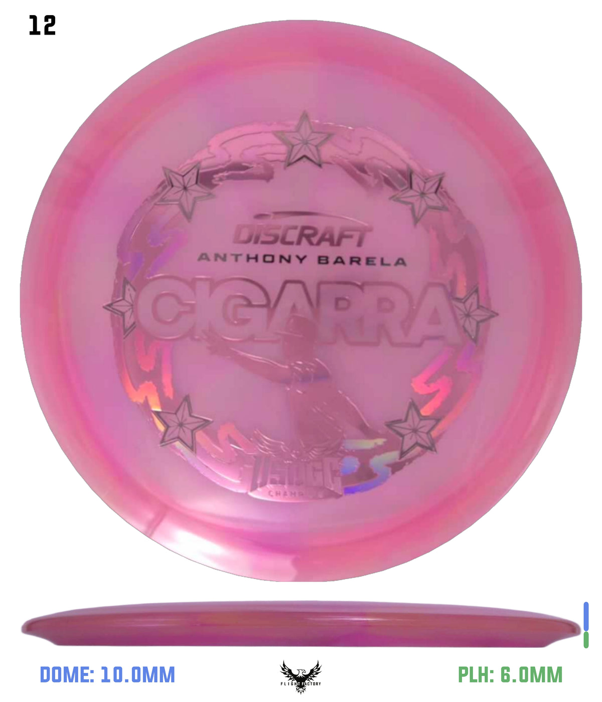 Discraft Anthony Barela Z Swirl Cigarra - 2025 USDGC Champion