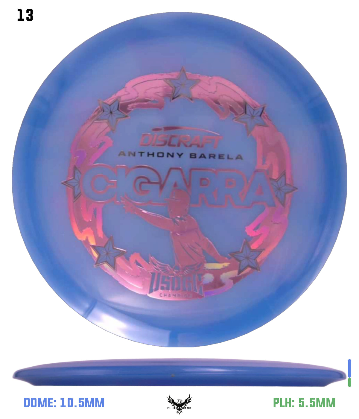 Discraft Anthony Barela Z Swirl Cigarra - 2025 USDGC Champion