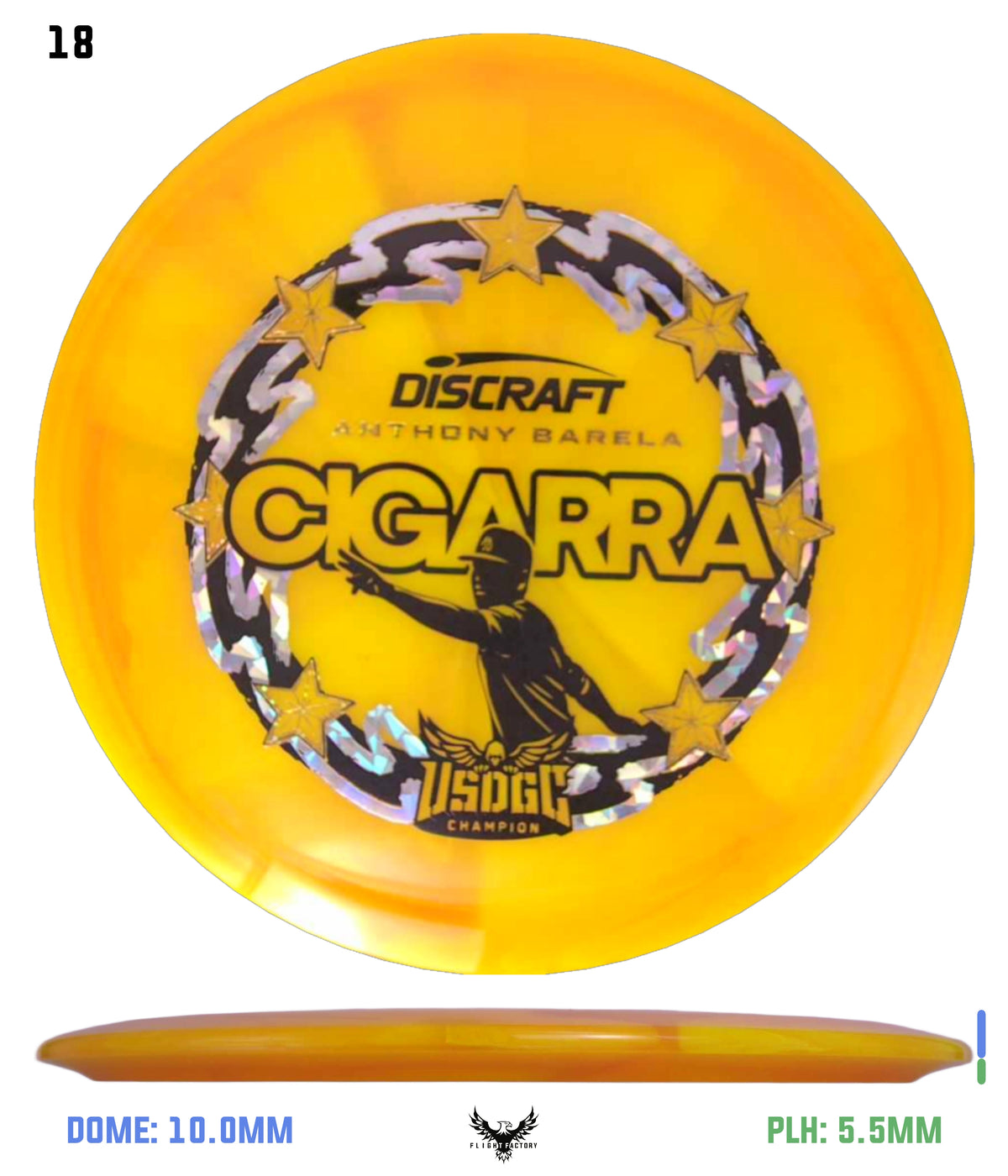 Discraft Anthony Barela Z Swirl Cigarra - 2025 USDGC Champion