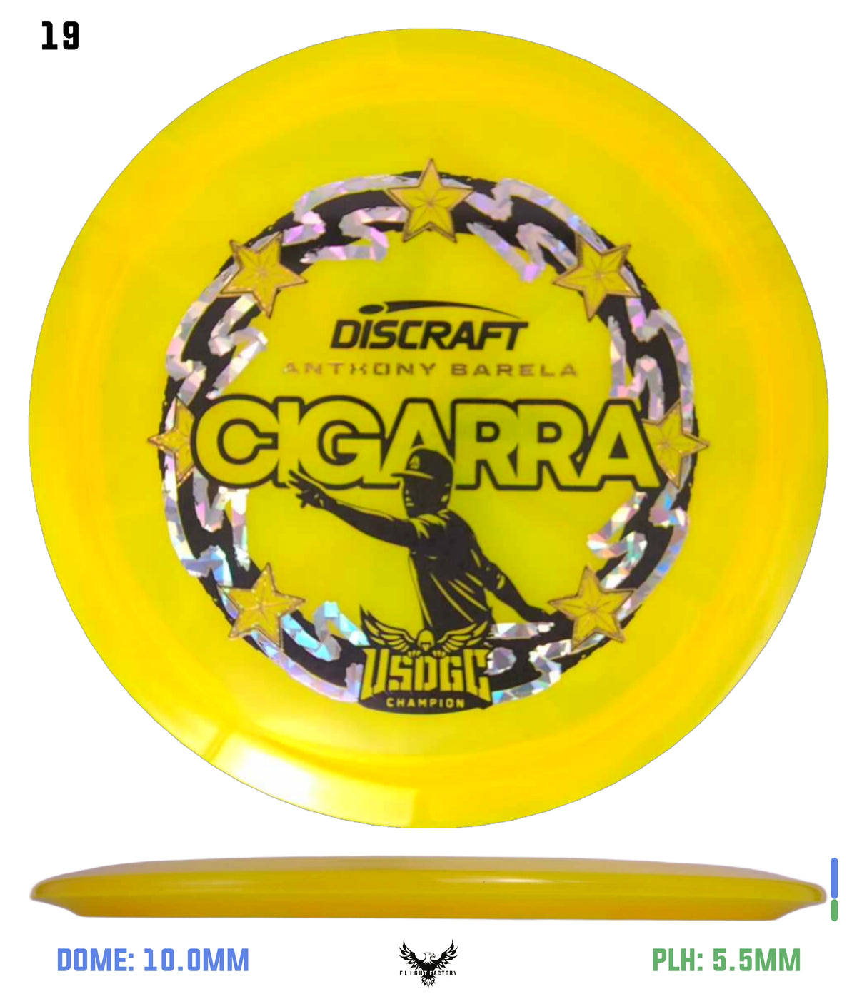 Discraft Anthony Barela Z Swirl Cigarra - 2025 USDGC Champion