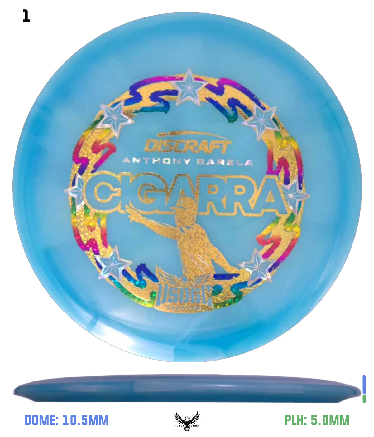 Discraft Anthony Barela Z Swirl Cigarra - 2025 USDGC Champion