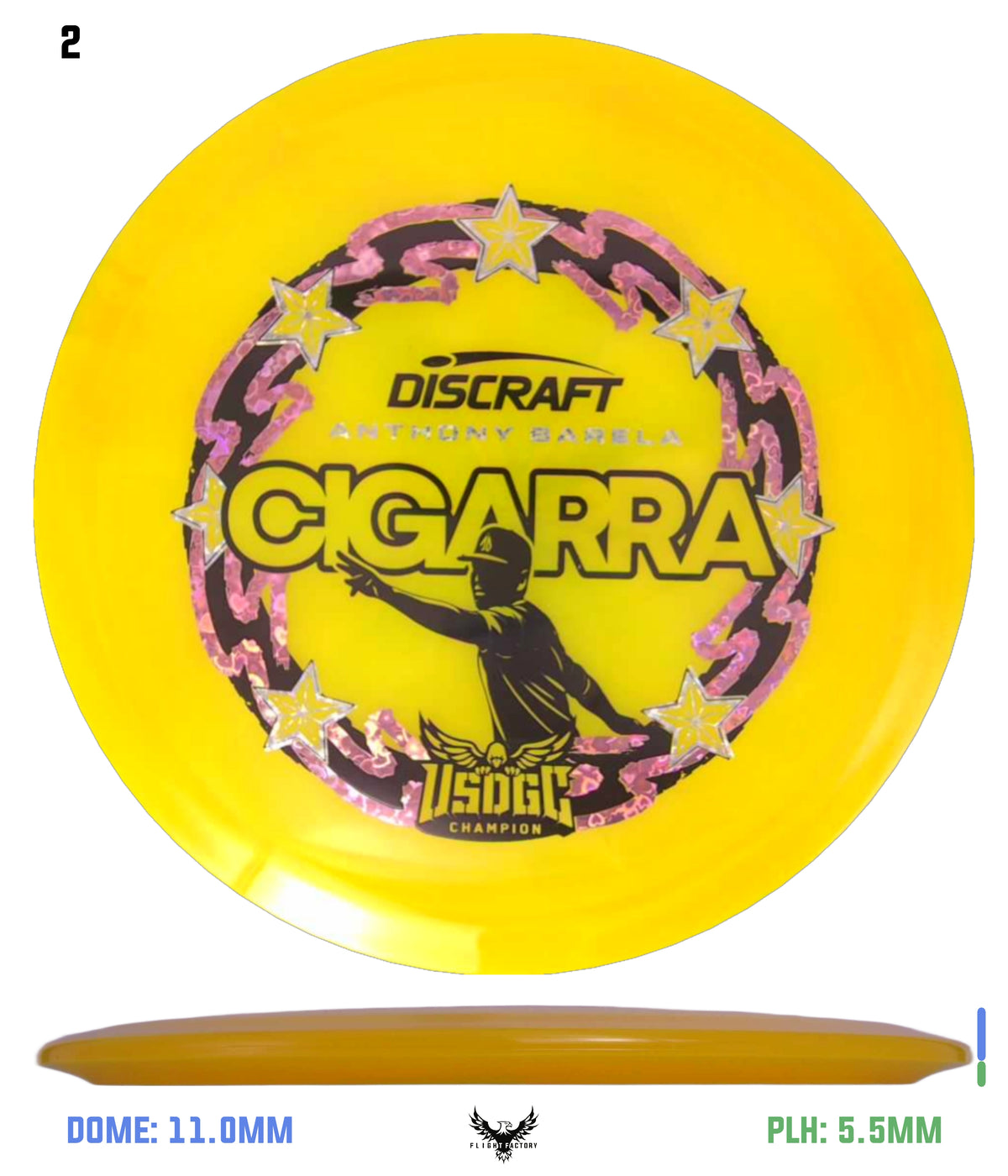 Discraft Anthony Barela Z Swirl Cigarra - 2025 USDGC Champion