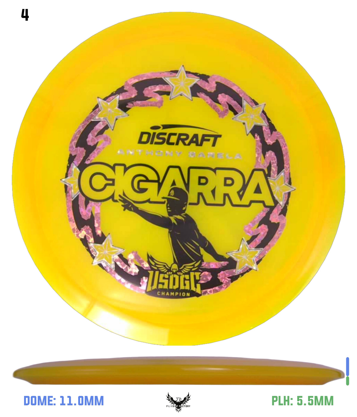 Discraft Anthony Barela Z Swirl Cigarra - 2025 USDGC Champion