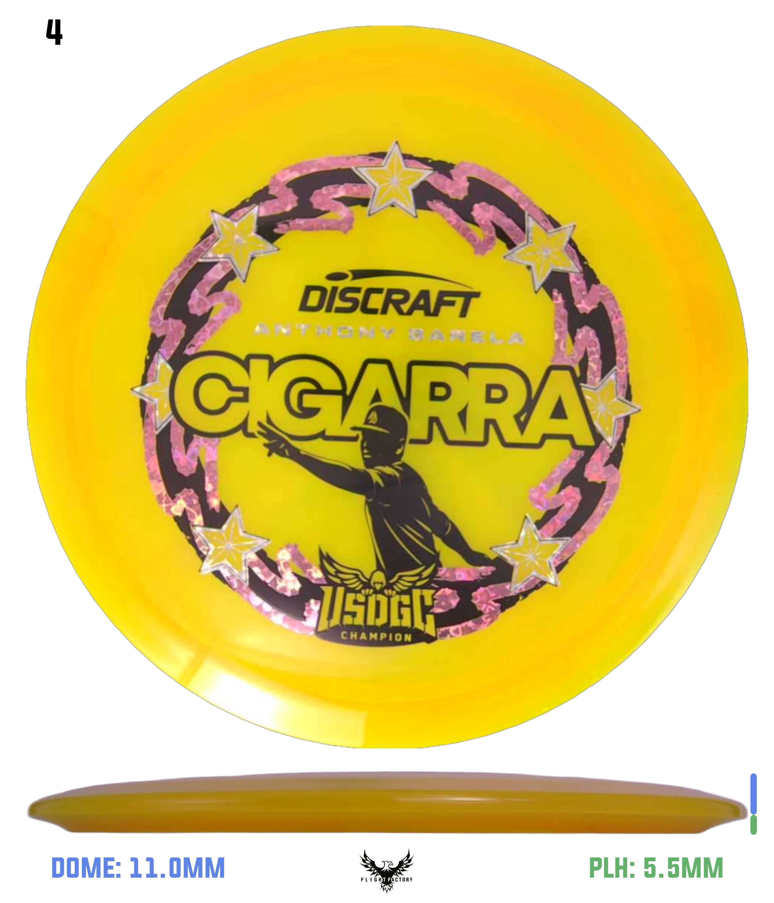 Discraft Anthony Barela Z Swirl Cigarra - 2025 USDGC Champion