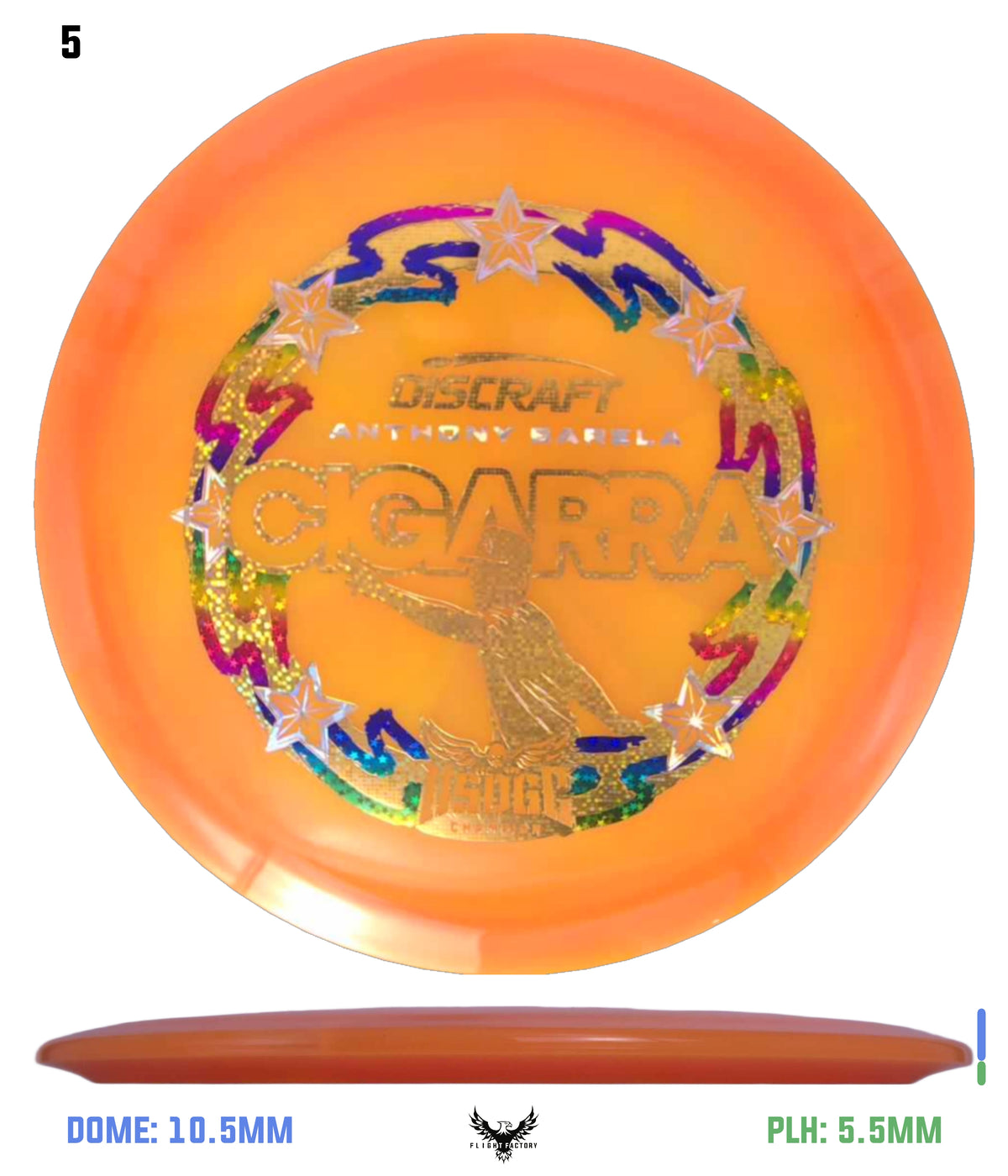 Discraft Anthony Barela Z Swirl Cigarra - 2025 USDGC Champion