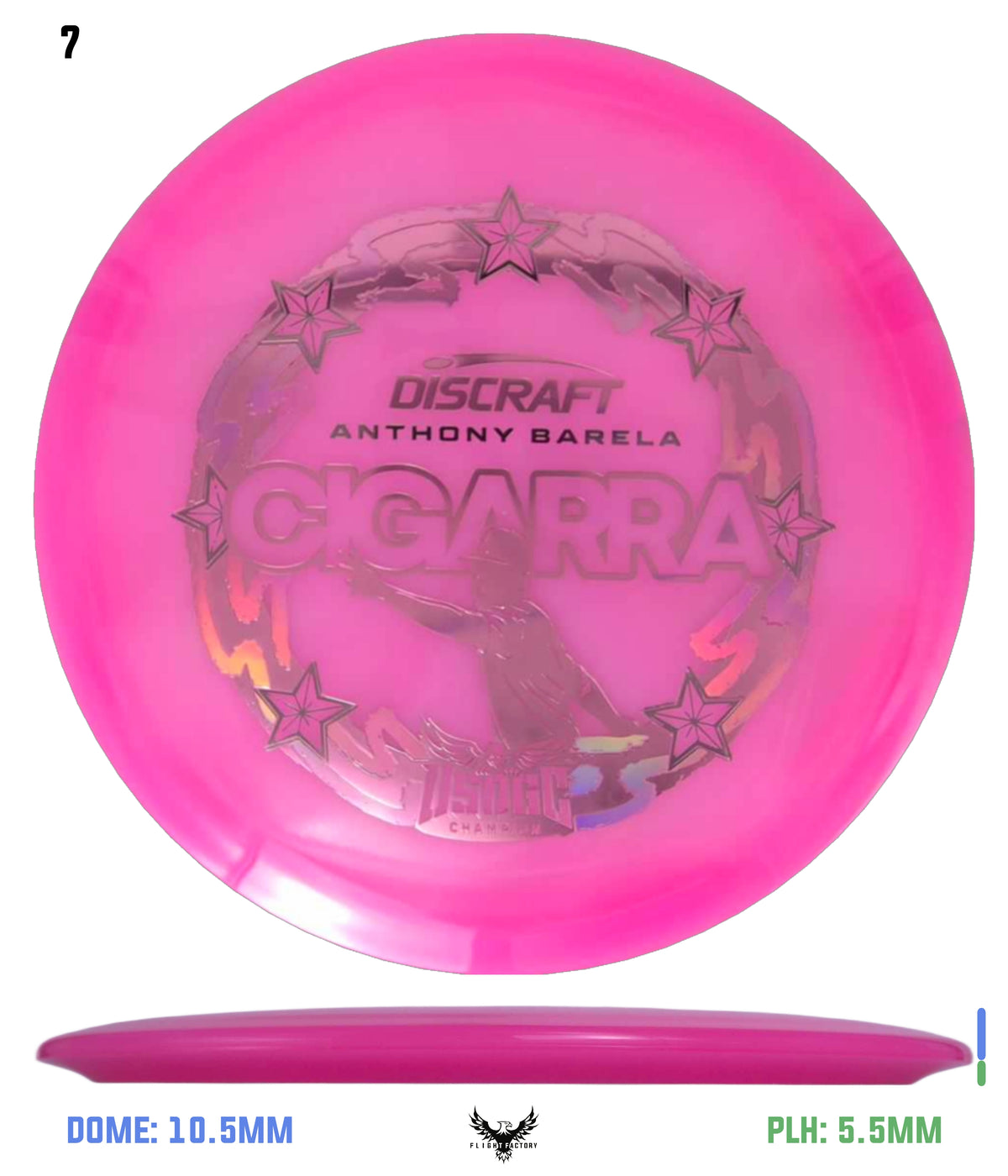 Discraft Anthony Barela Z Swirl Cigarra - 2025 USDGC Champion