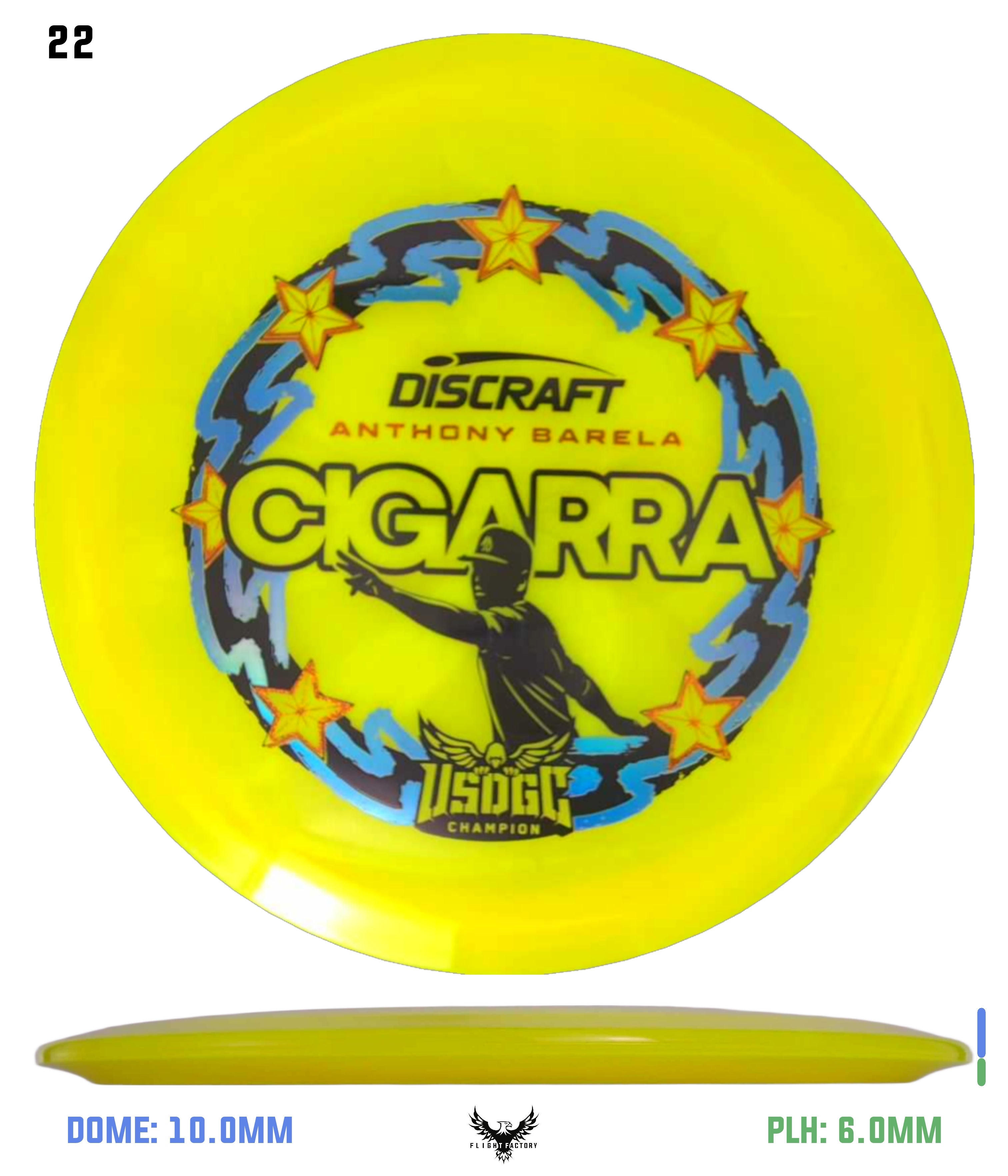 Discraft Anthony Barela Z Swirl Cigarra - 2025 USDGC Champion