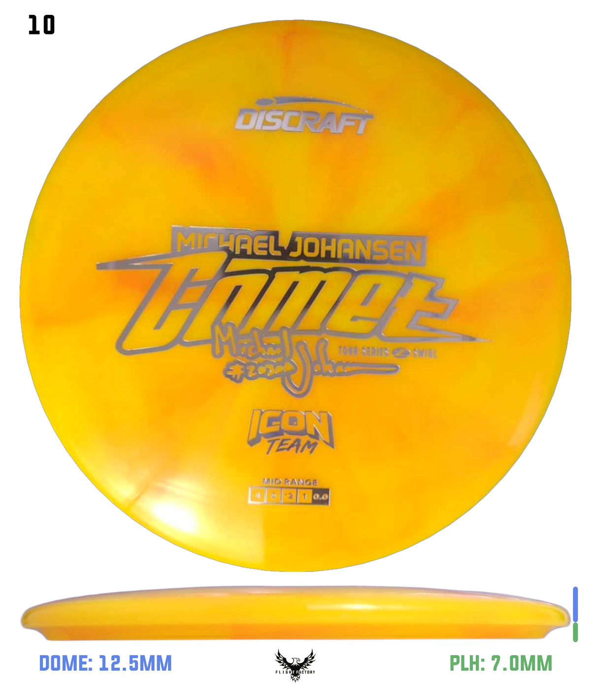 Discraft Tour Series Z Swirl Comet - 2025 Michael Johansen Icon Team
