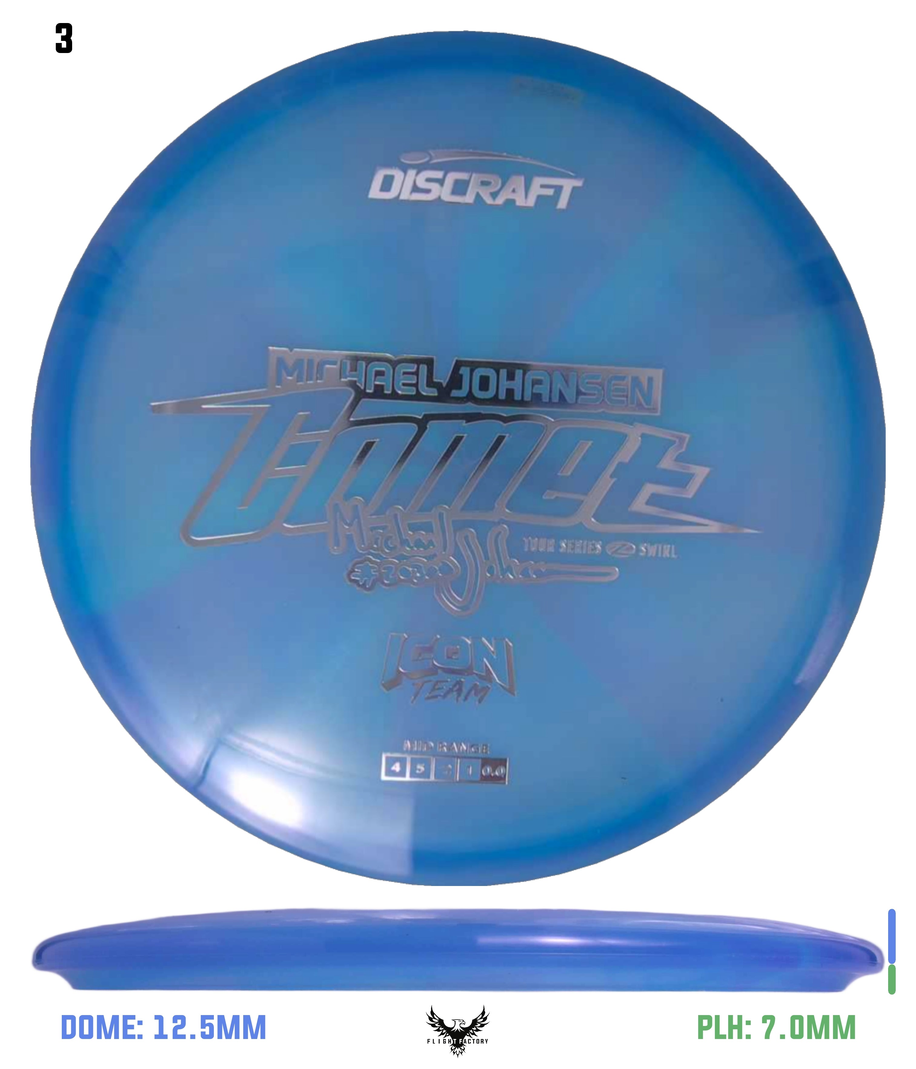 Discraft Tour Series Z Swirl Comet - 2025 Michael Johansen