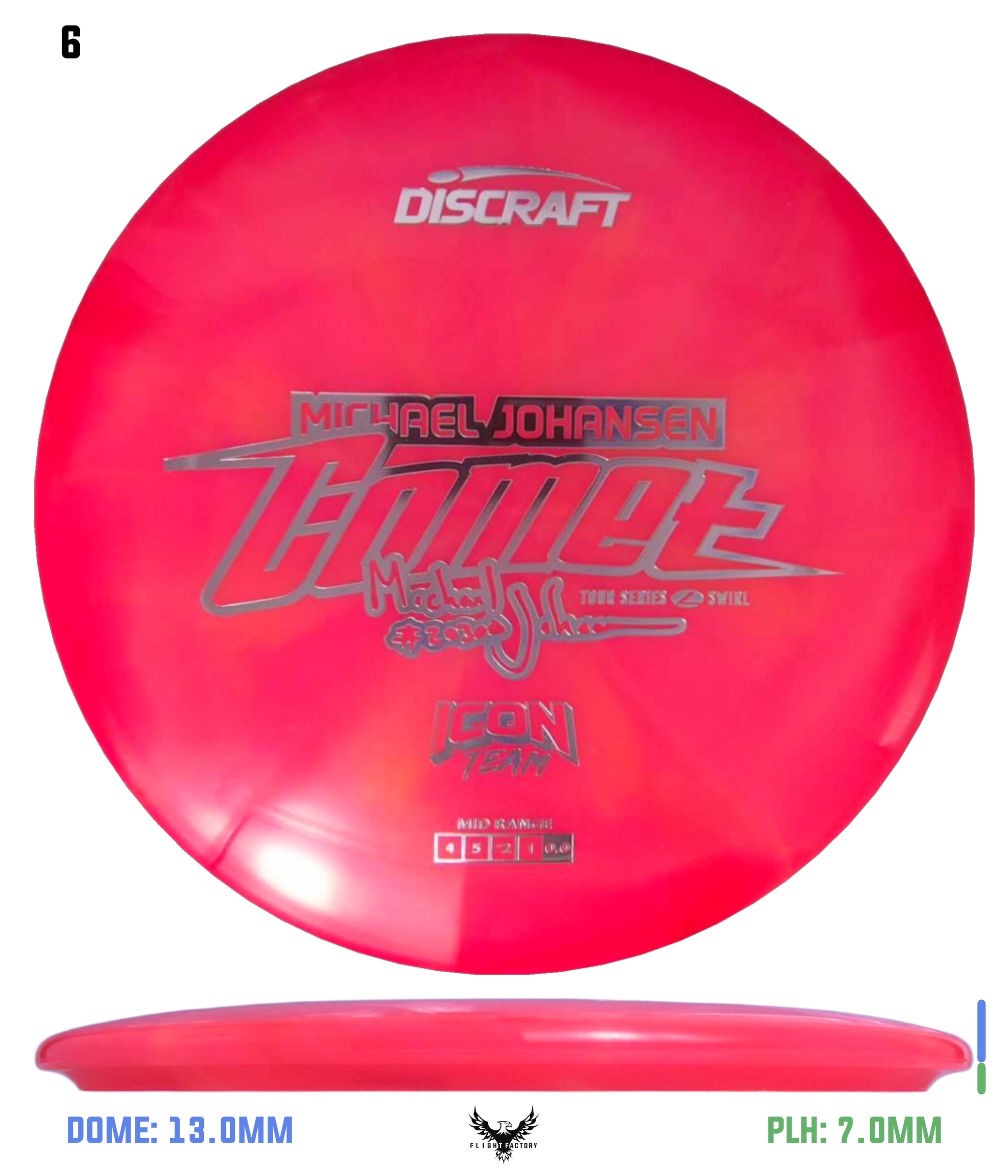 Discraft Tour Series Z Swirl Comet - 2025 Michael Johansen
