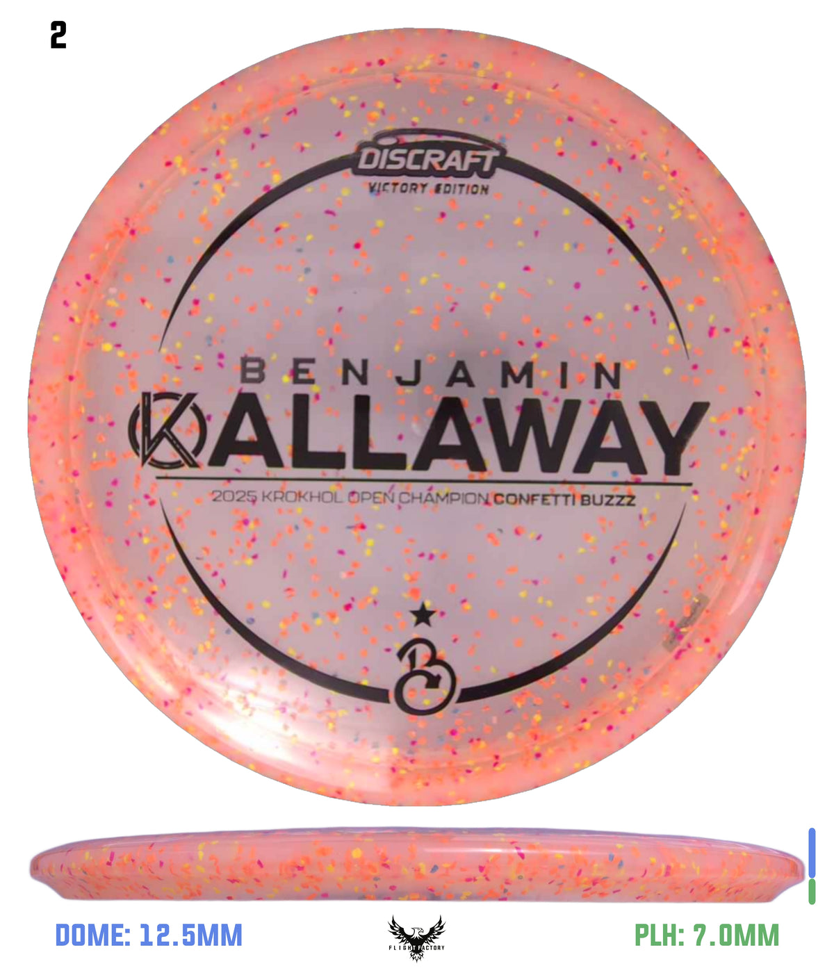 Discraft Ben Callaway Krokhol Champion Z Confetti Buzzz