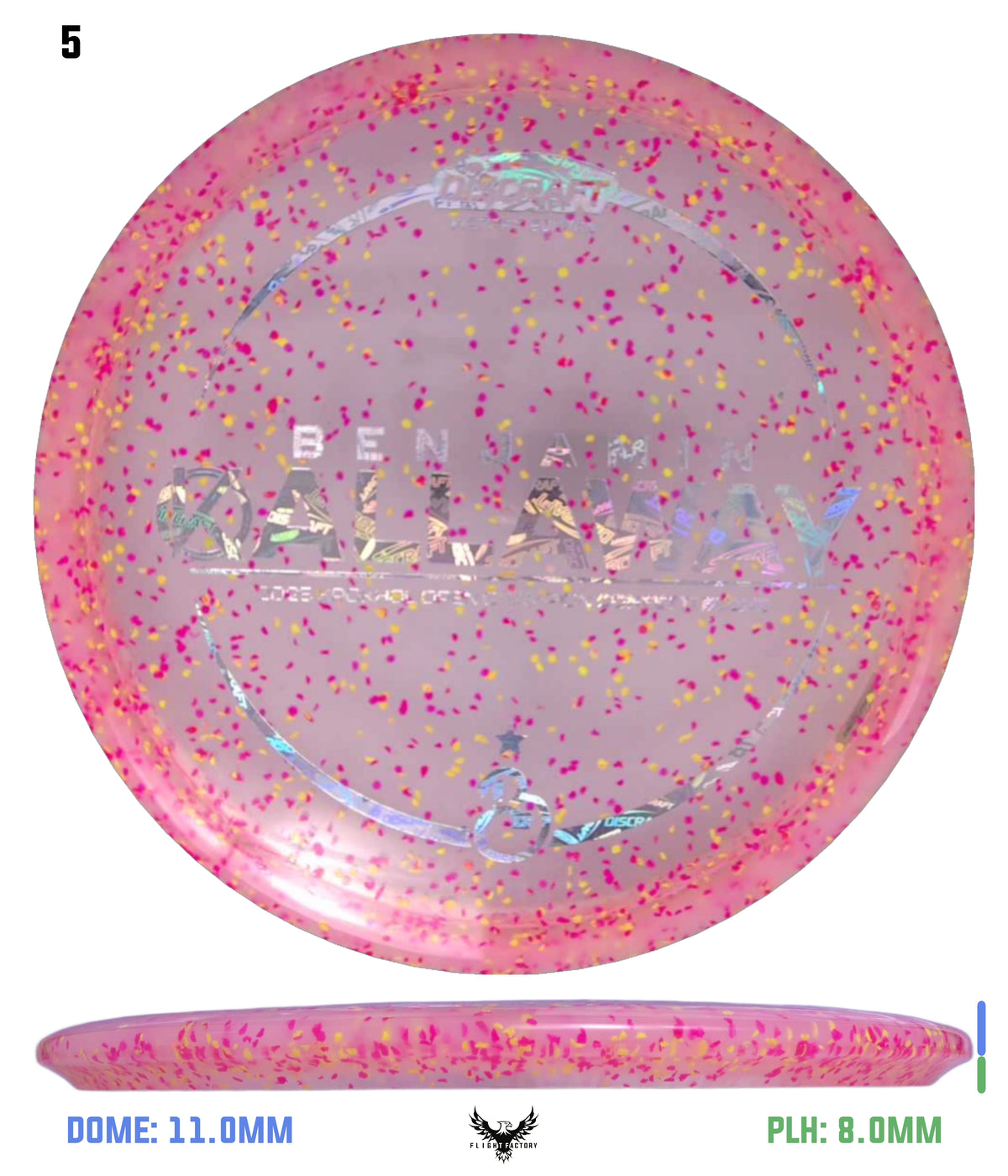Discraft Ben Callaway Krokhol Champion Z Confetti Buzzz