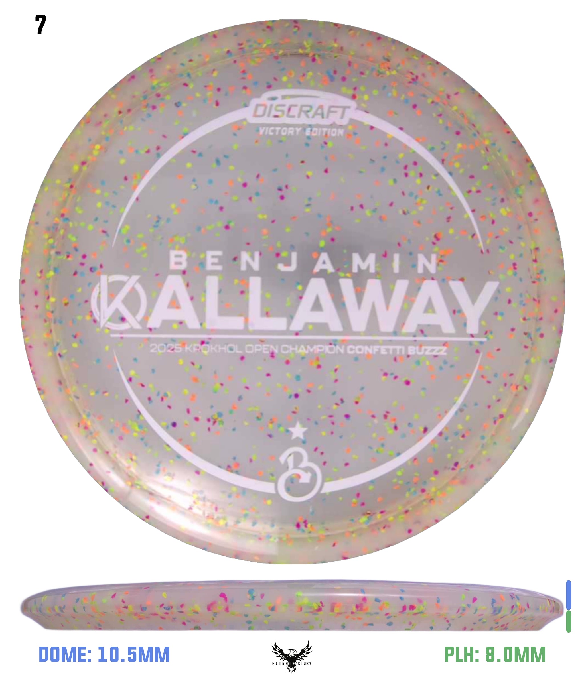 【tf.craft】 Discraft Ben Callaway Krokhol Champion Z Confetti Buzzz