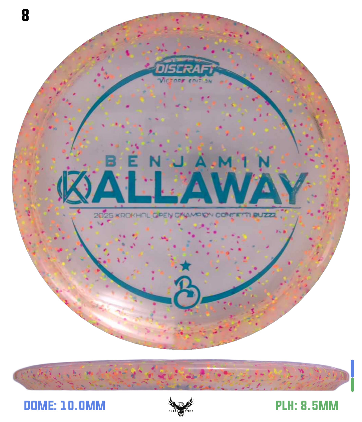 Discraft Ben Callaway Krokhol Champion Z Confetti Buzzz