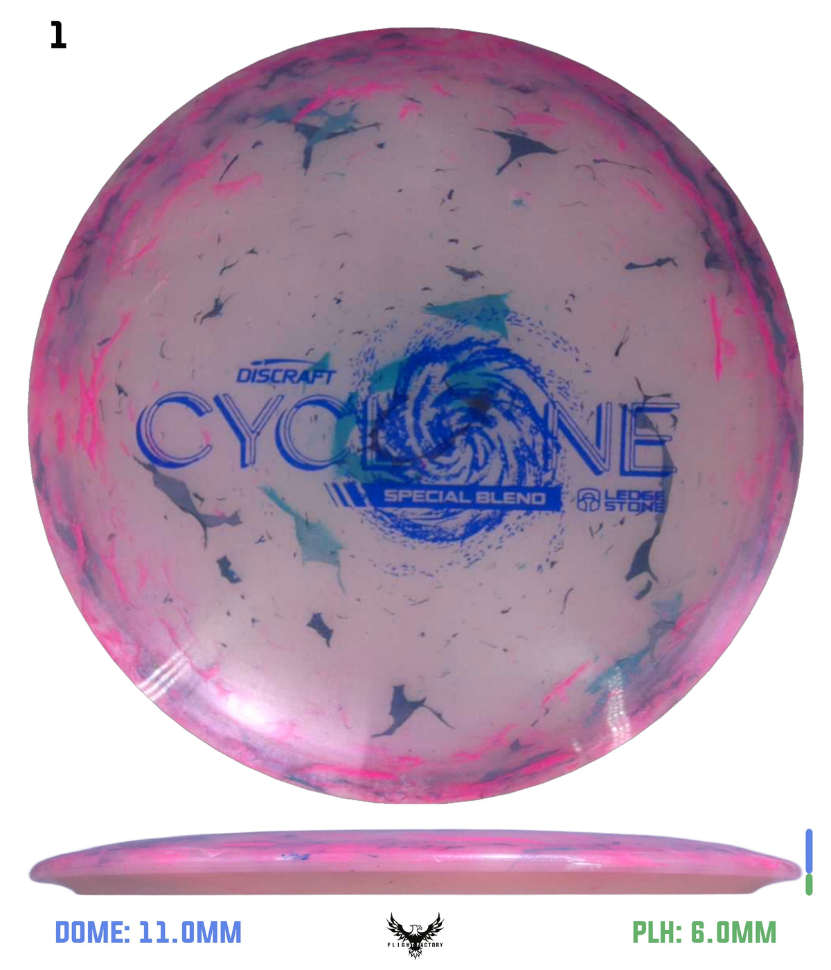Discraft Colorshift Jawbreaker Z FLX Cyclone - Ledgestone 2026 Wave 3