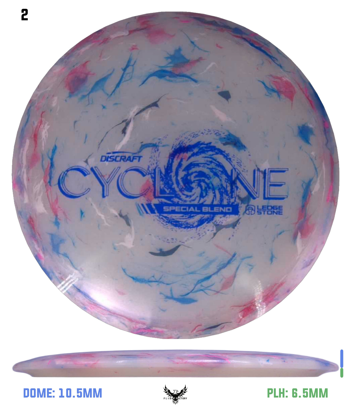 Discraft Colorshift Jawbreaker Z FLX Cyclone - Ledgestone 2026 Wave 3
