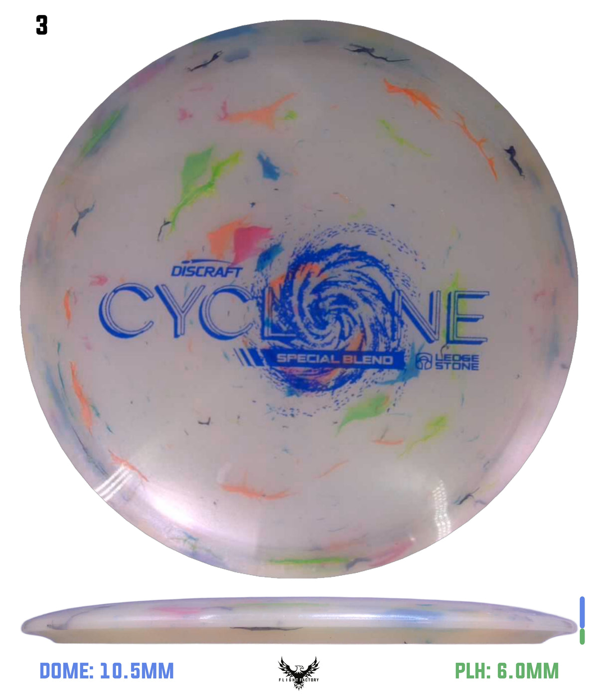Discraft Colorshift Jawbreaker Z FLX Cyclone - Ledgestone 2026 Wave 3