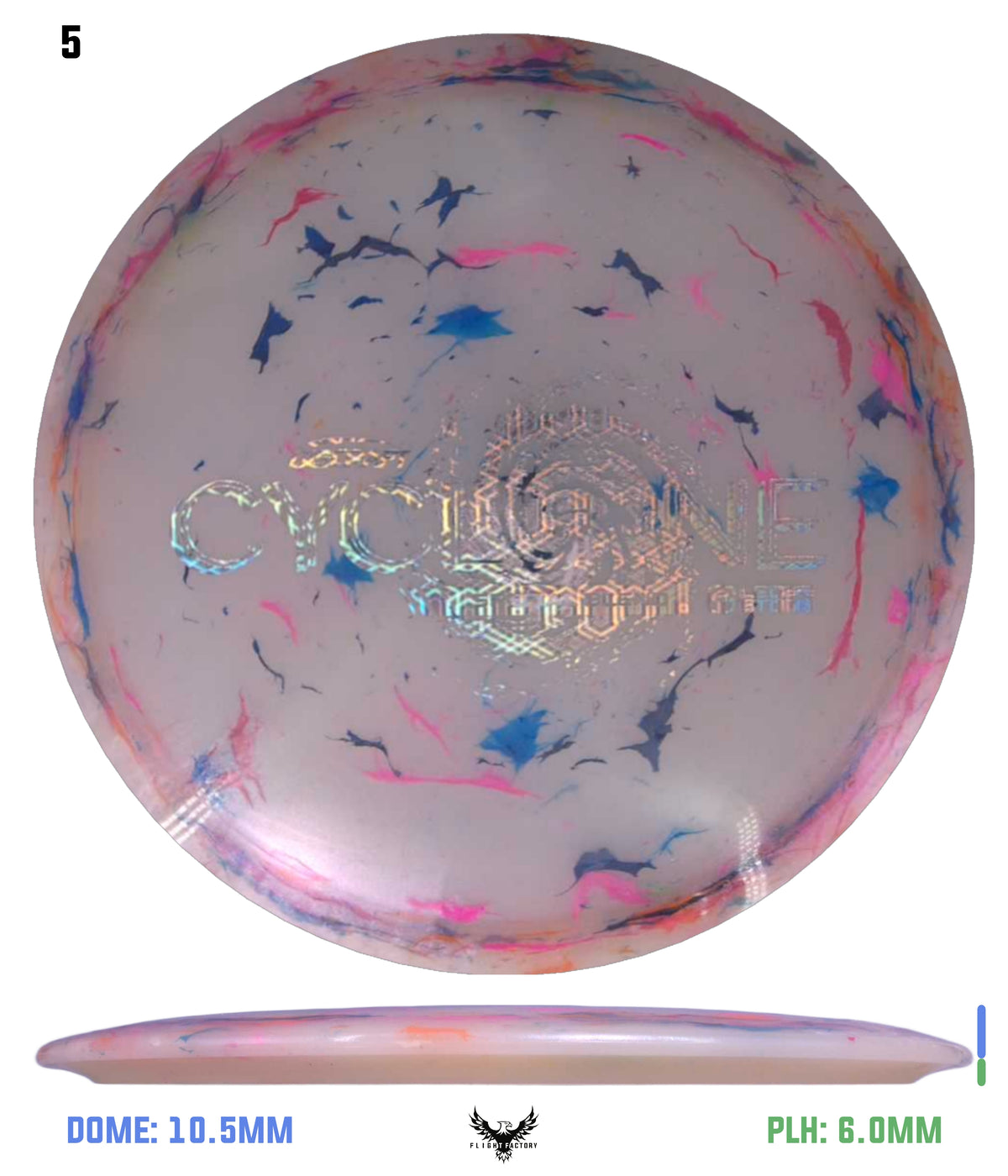 Discraft Colorshift Jawbreaker Z FLX Cyclone - Ledgestone 2026 Wave 3