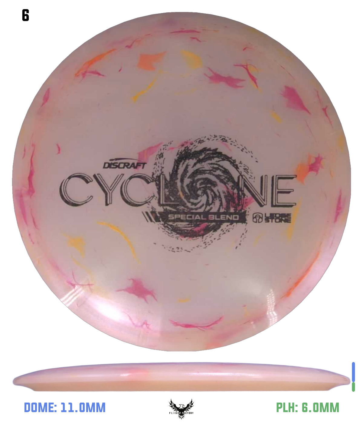 Discraft Colorshift Jawbreaker Z FLX Cyclone - Ledgestone 2026 Wave 3
