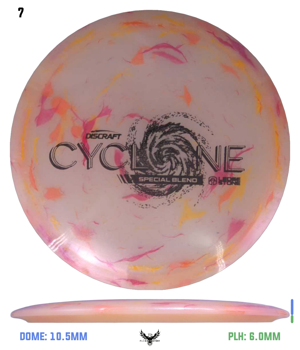 Discraft Colorshift Jawbreaker Z FLX Cyclone - Ledgestone 2026 Wave 3