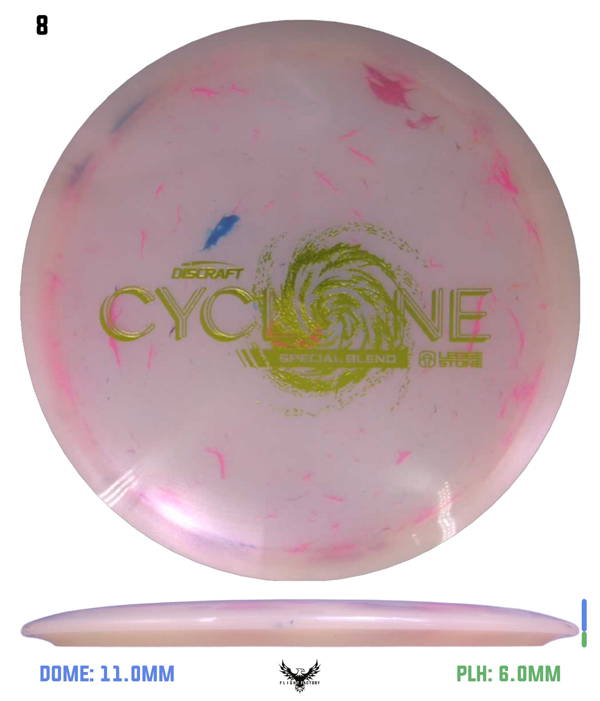 Discraft Colorshift Jawbreaker Z FLX Cyclone - Ledgestone 2026 Wave 3