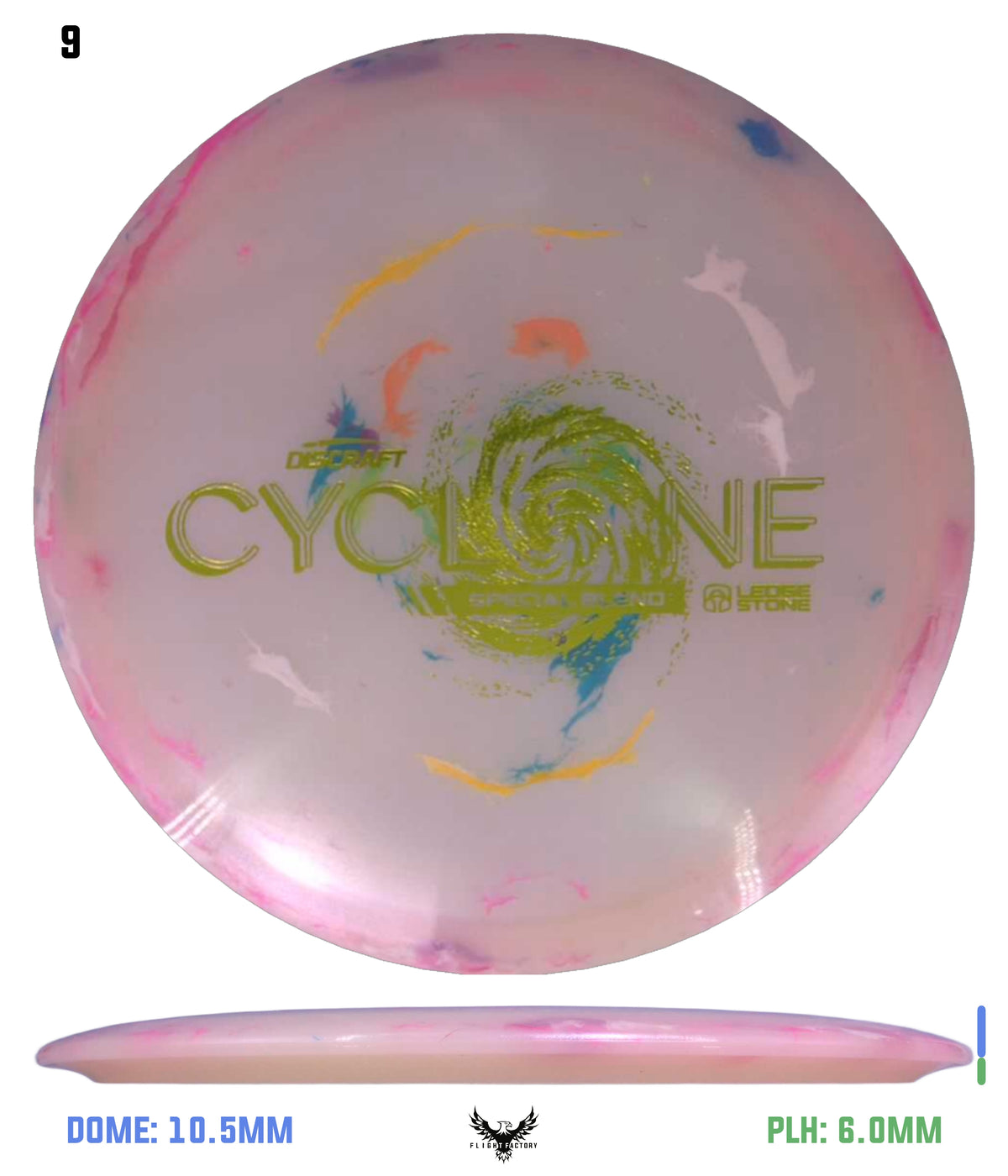 Discraft Colorshift Jawbreaker Z FLX Cyclone - Ledgestone 2026 Wave 3