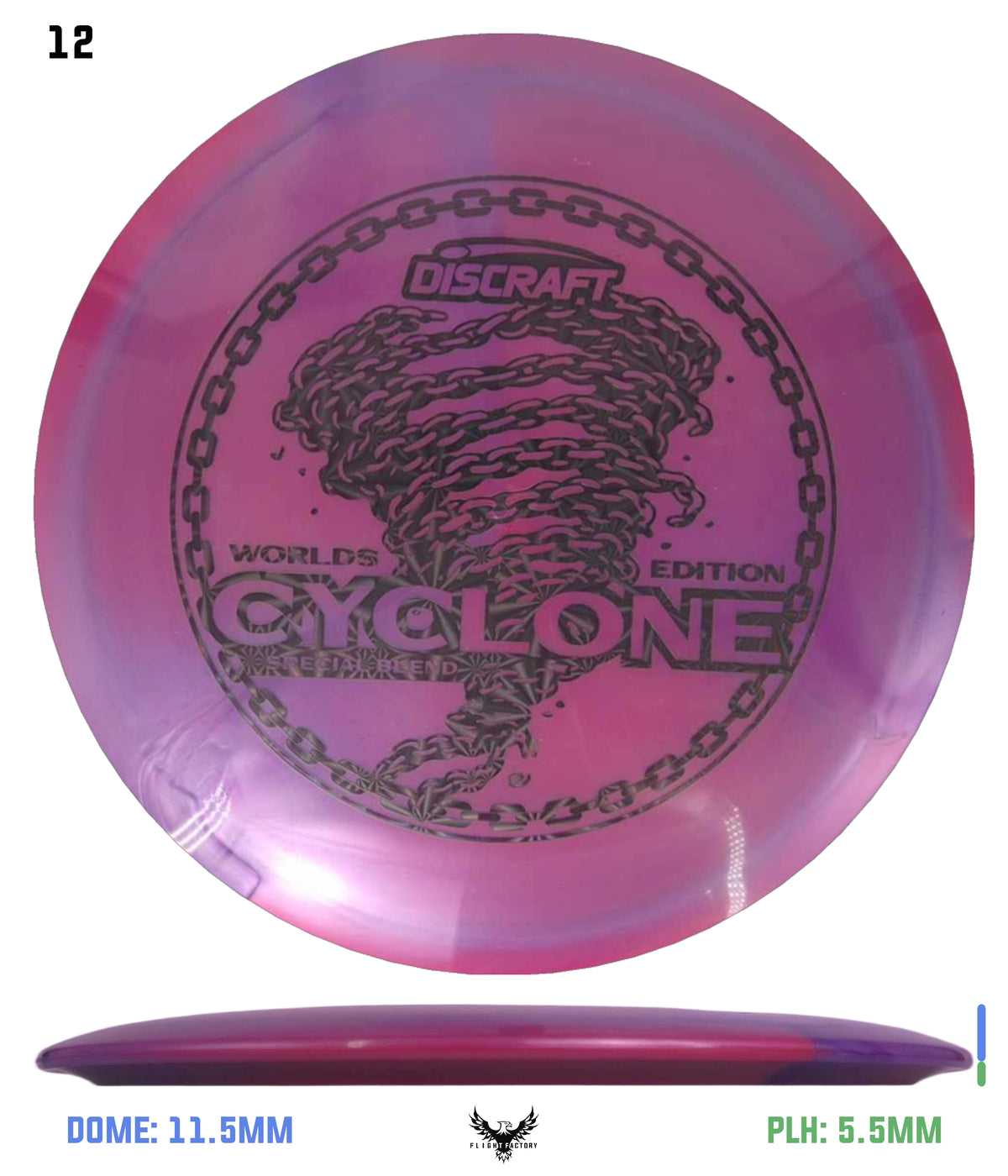 Discraft 2026 Tour Series Blend Cyclone - "Chainstorm" 2026 Worlds Edition