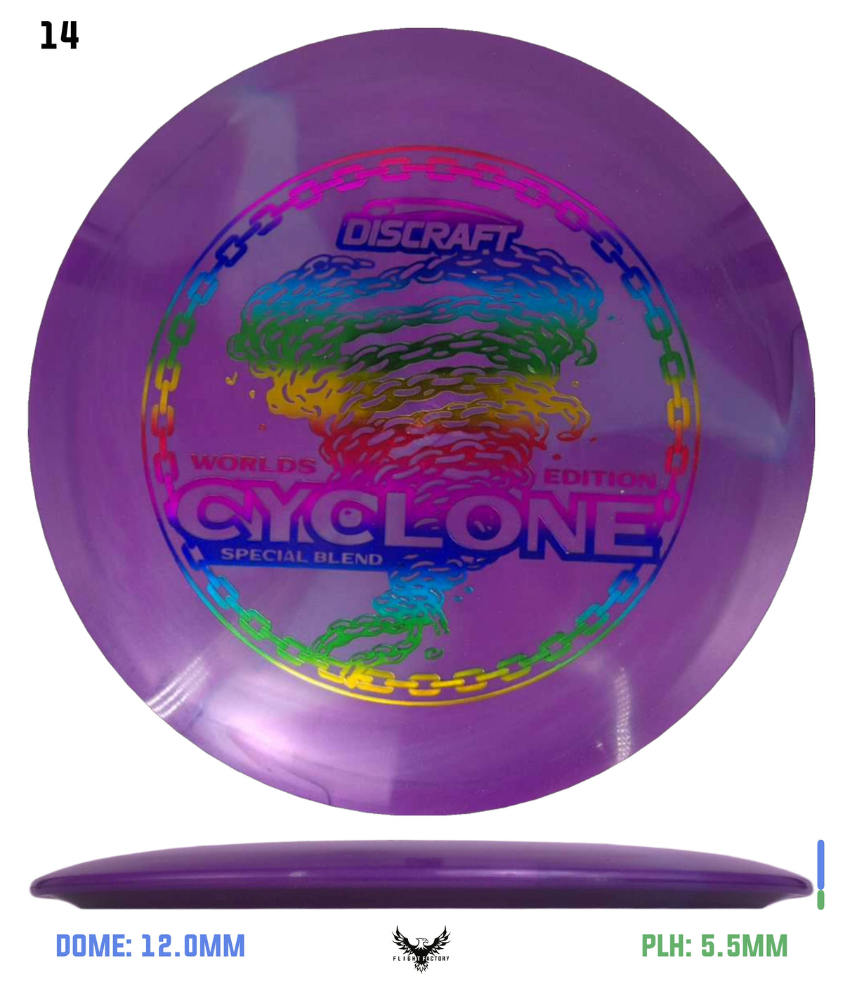 Discraft 2026 Tour Series Blend Cyclone - "Chainstorm" 2026 Worlds Edition