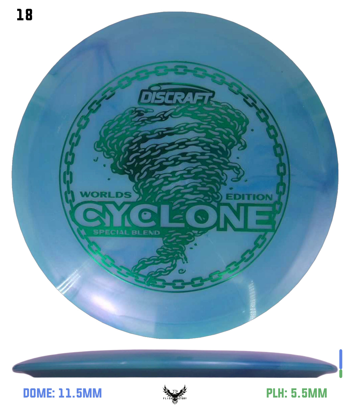 Discraft 2026 Tour Series Blend Cyclone - "Chainstorm" 2026 Worlds Edition