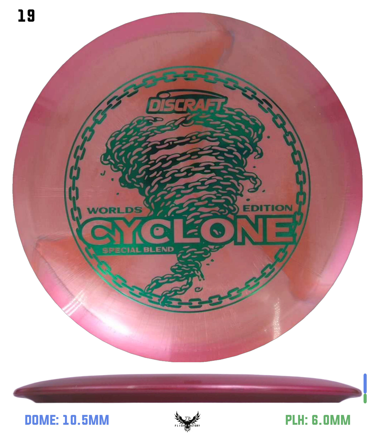 Discraft 2026 Tour Series Blend Cyclone - "Chainstorm" 2026 Worlds Edition