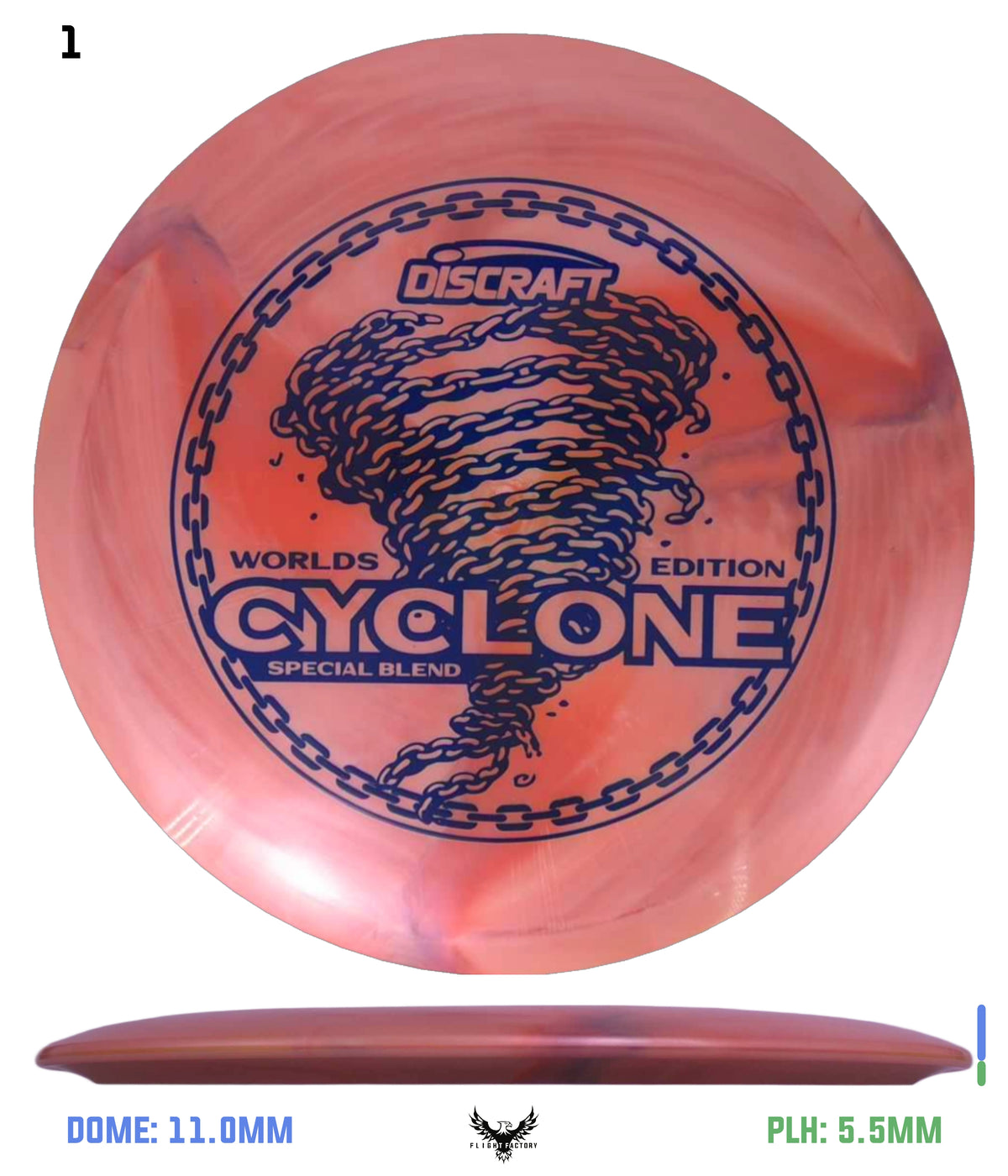 Discraft 2026 Tour Series Blend Cyclone - "Chainstorm" 2026 Worlds Edition