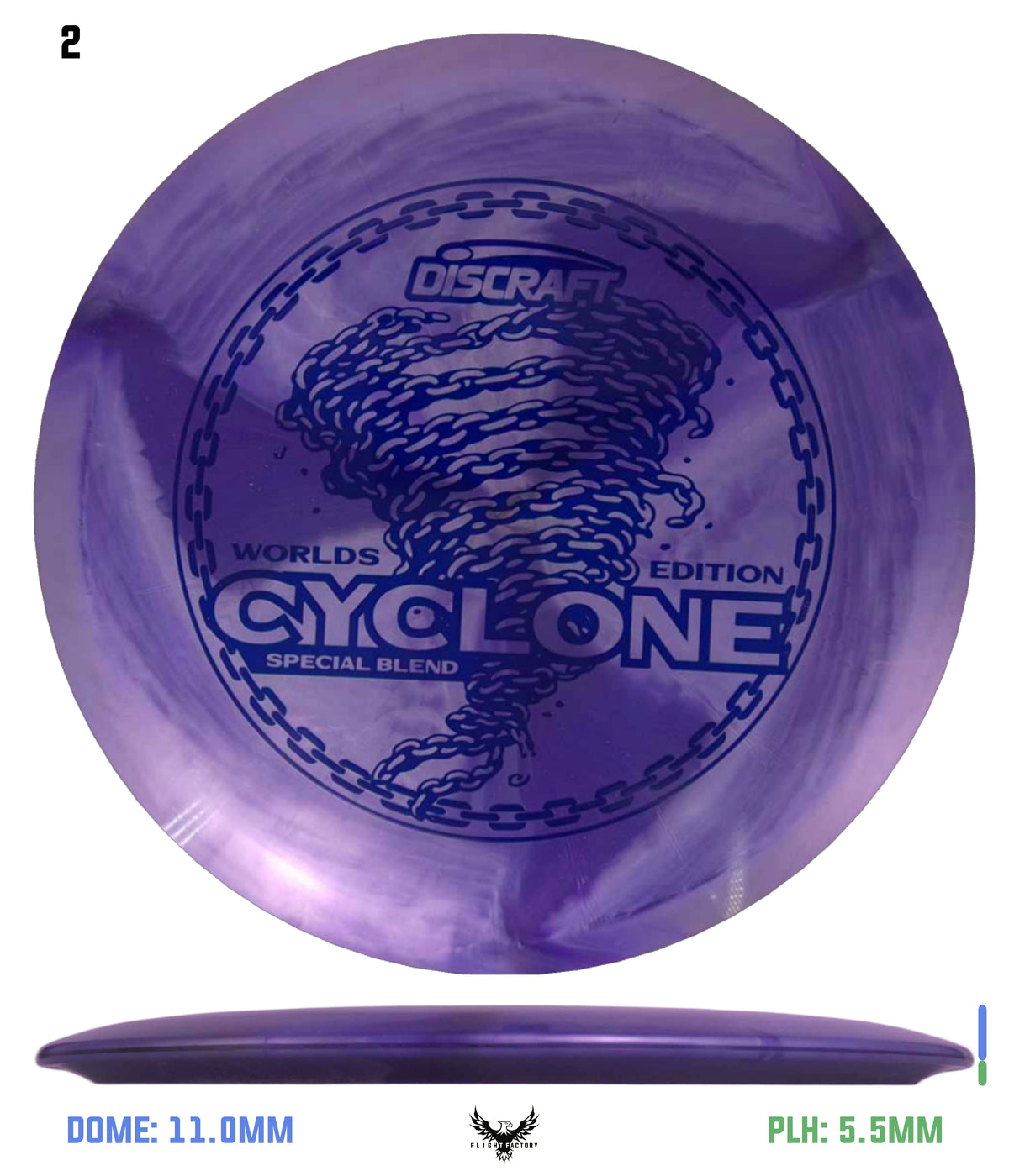 Discraft 2026 Tour Series Blend Cyclone - "Chainstorm" 2026 Worlds Edition